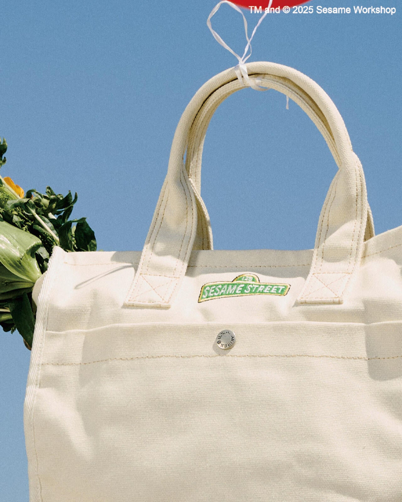 《SESAME STREET meets AVIREX》 CANVAS TOTE BAG