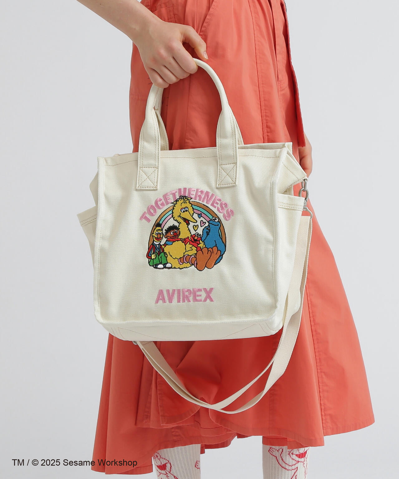 《SESAME STREET meets AVIREX》 CANVAS TOTE BAG