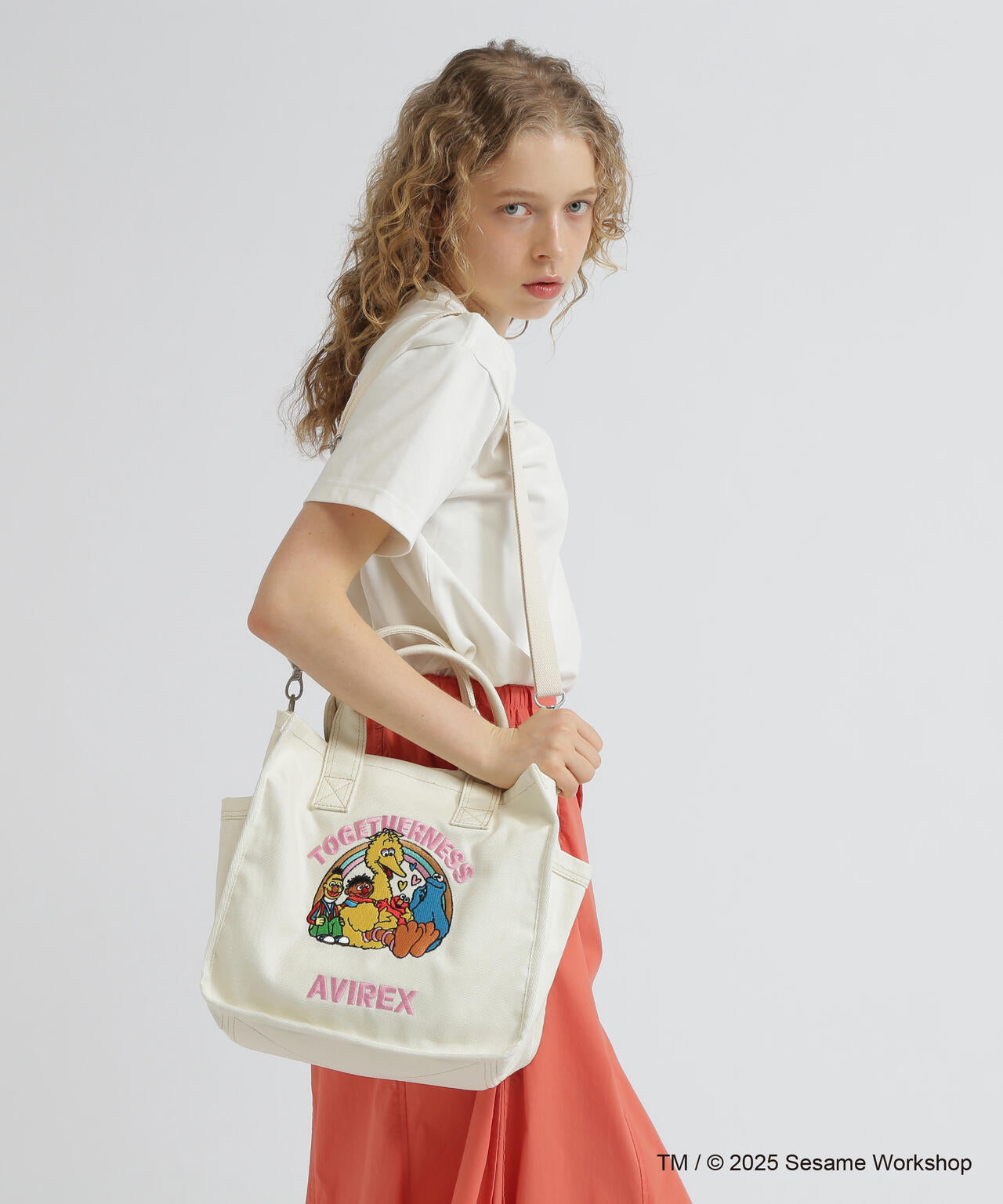 《SESAME STREET meets AVIREX》 CANVAS TOTE BAG