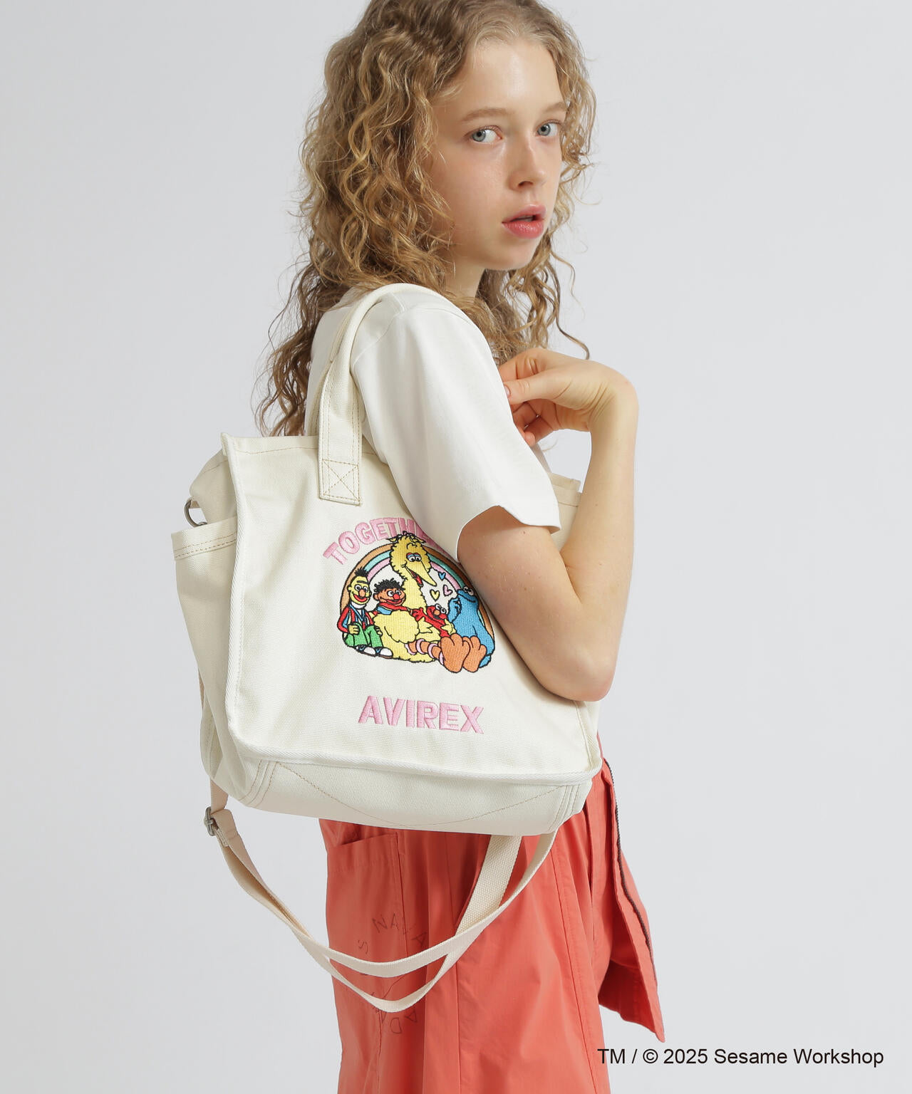 《SESAME STREET meets AVIREX》 CANVAS TOTE BAG