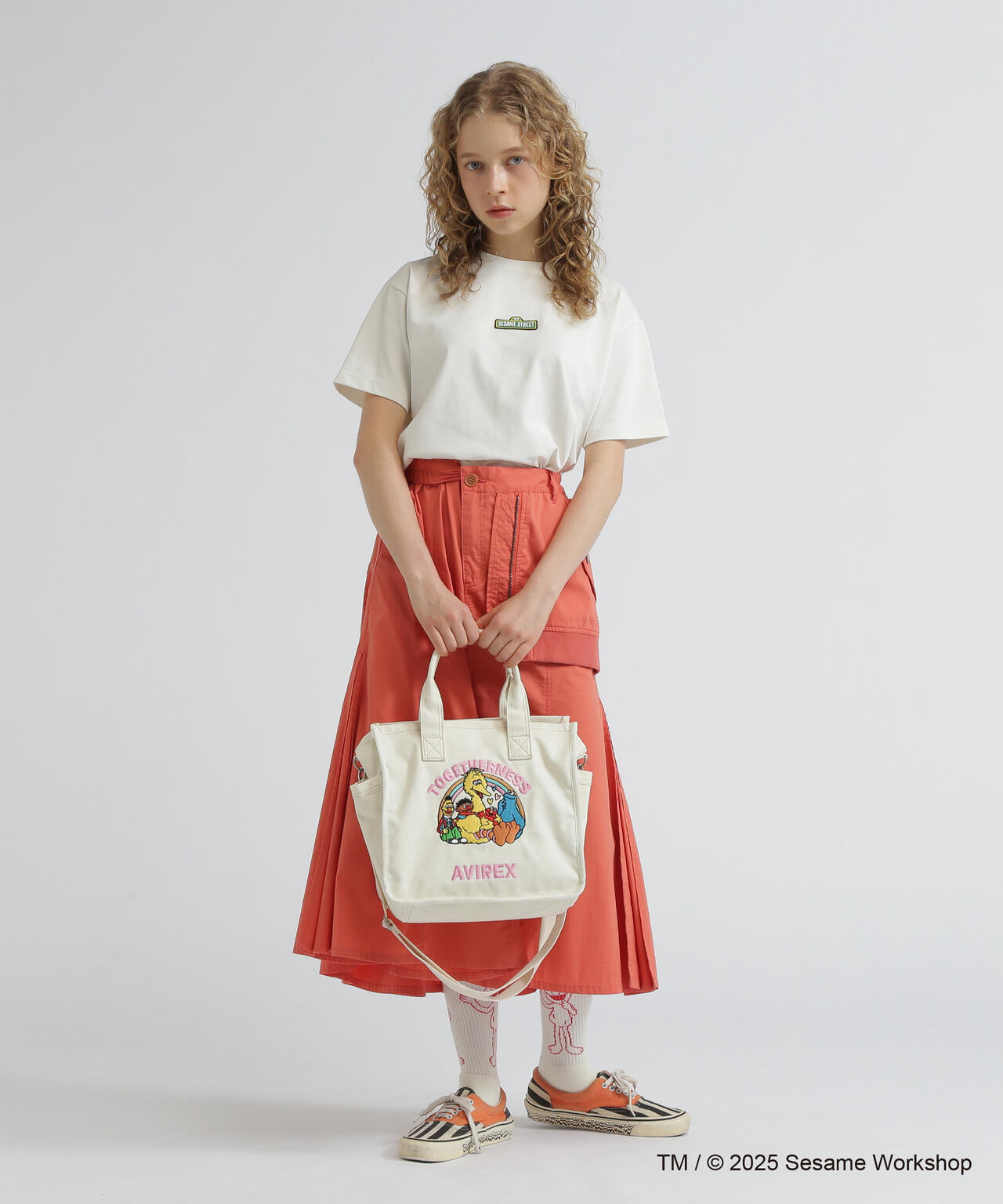 《SESAME STREET meets AVIREX》 CANVAS TOTE BAG