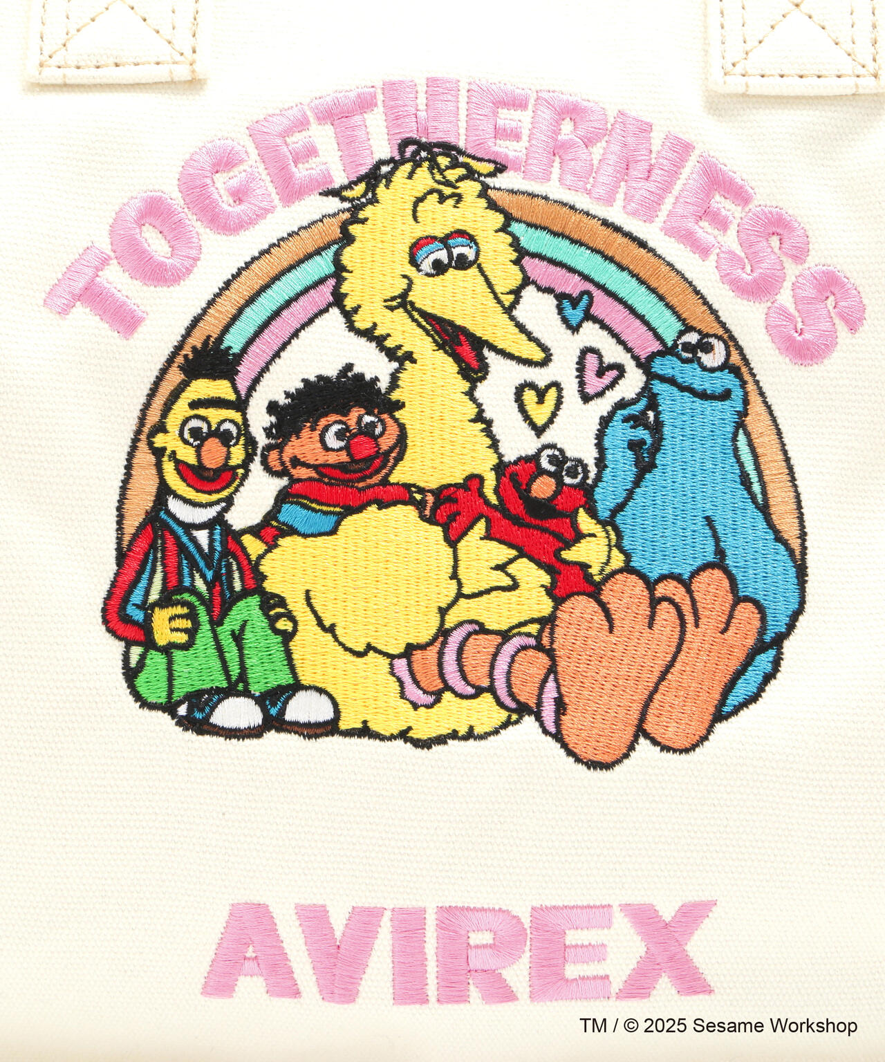 《SESAME STREET meets AVIREX》 CANVAS TOTE BAG