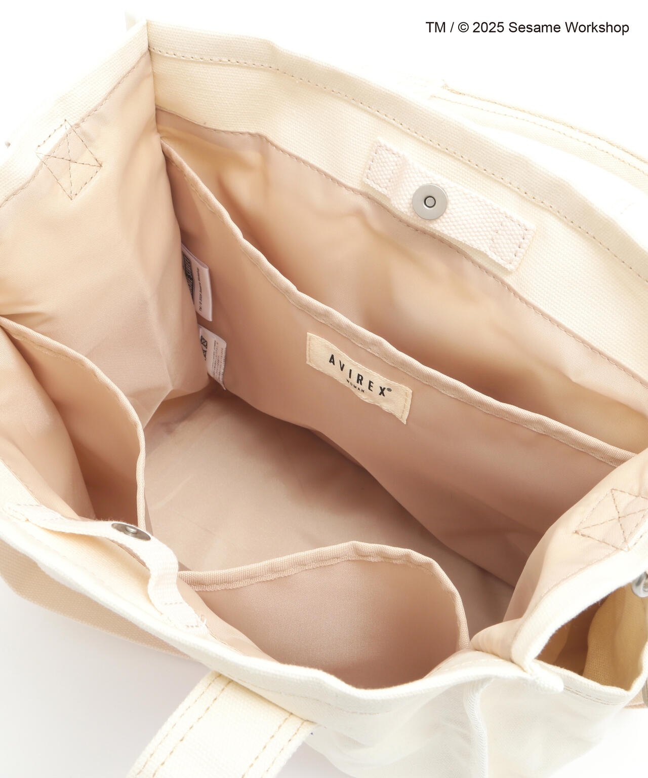 《SESAME STREET meets AVIREX》 CANVAS TOTE BAG