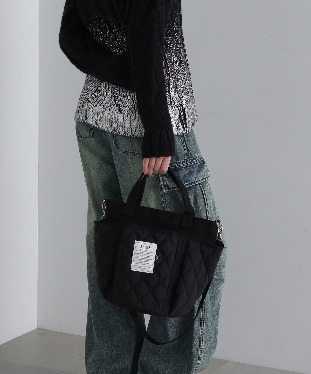 《限定》QUILTING GARDENING TOTE BAG/キルティングガーデニングトート