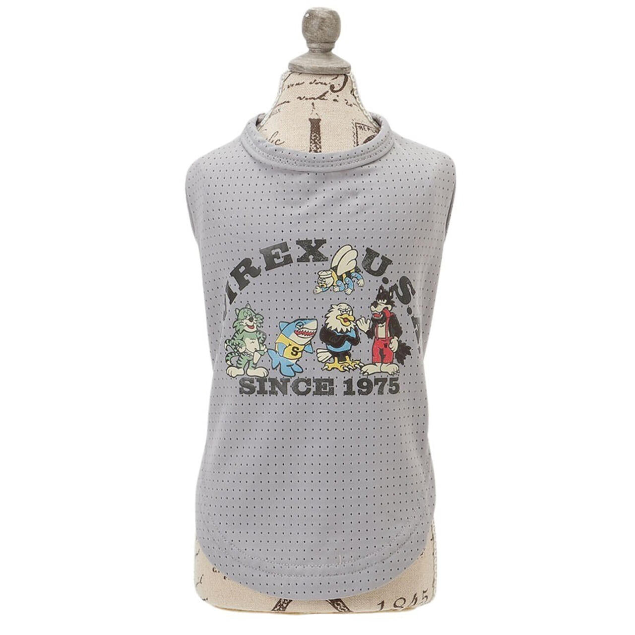 《DOG WEAR》フェードウォッシュタンク フレンチブルドック用