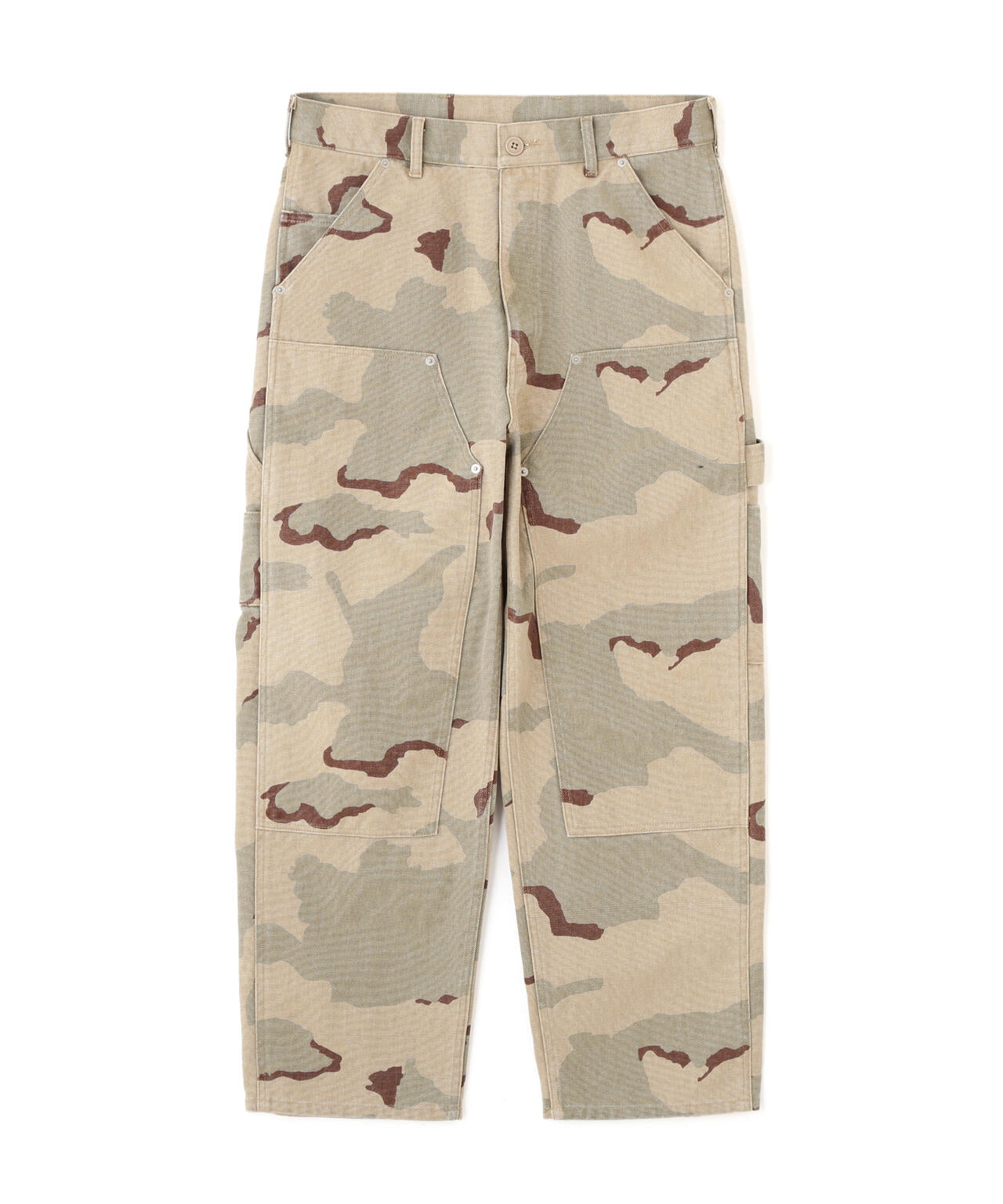 CAMO DOUBLE KNEE DUCK PAINTER PANTS