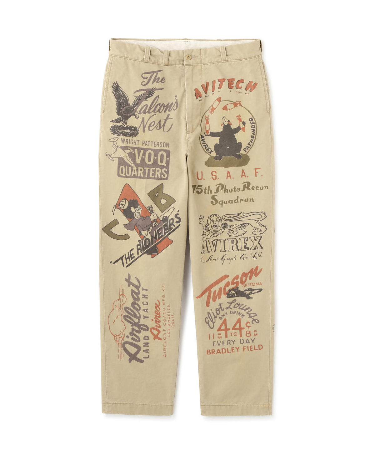 《RESTORE COLLECTION》60’s ARMY CHINO PANTS ”ARCHIVE GRAPHIC”
