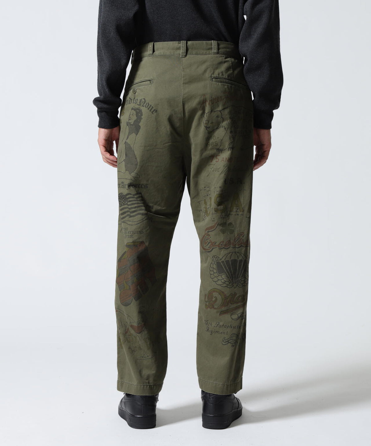 《RESTORE COLLECTION》60’s ARMY CHINO PANTS ”ARCHIVE GRAPHIC”
