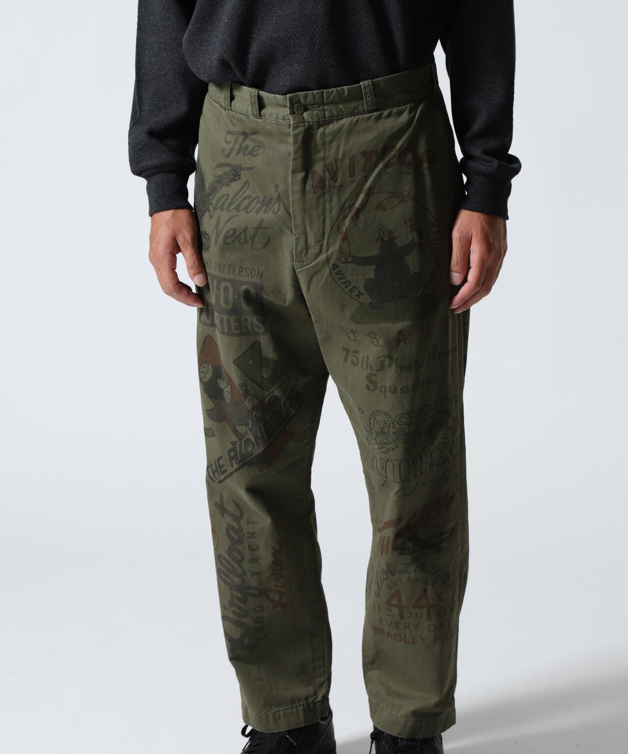 《RESTORE COLLECTION》60’s ARMY CHINO PANTS ”ARCHIVE GRAPHIC”