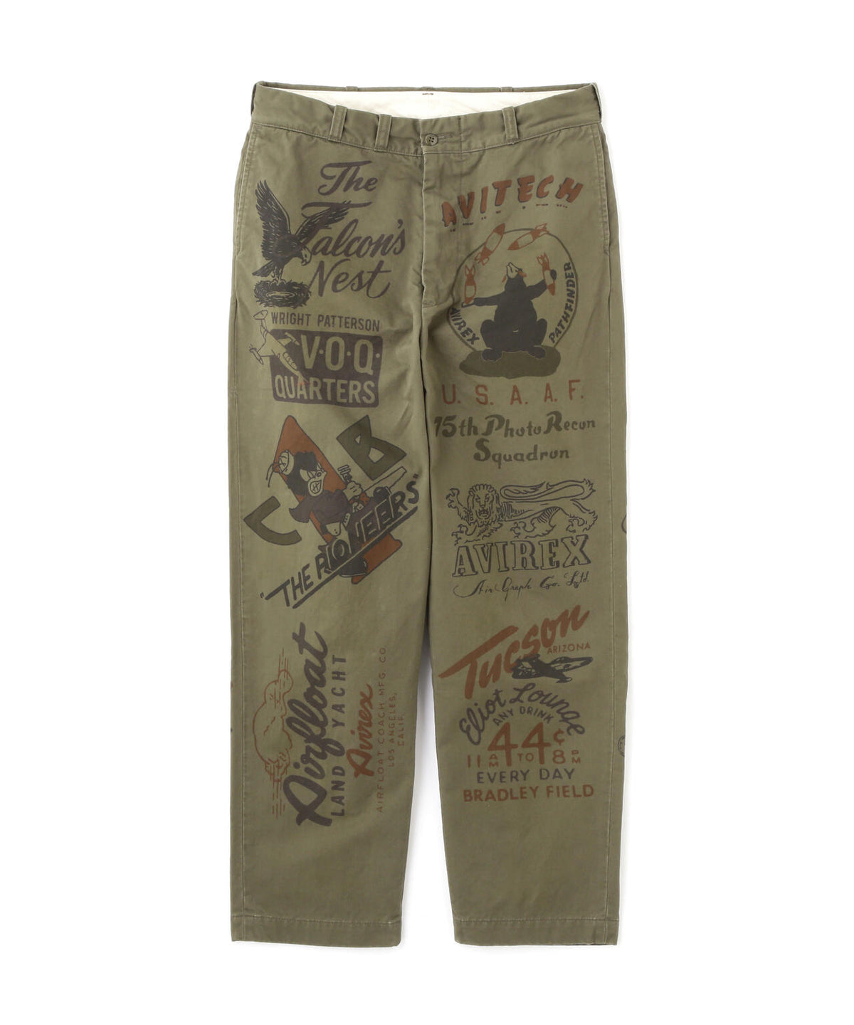《RESTORE COLLECTION》60’s ARMY CHINO PANTS ”ARCHIVE GRAPHIC”