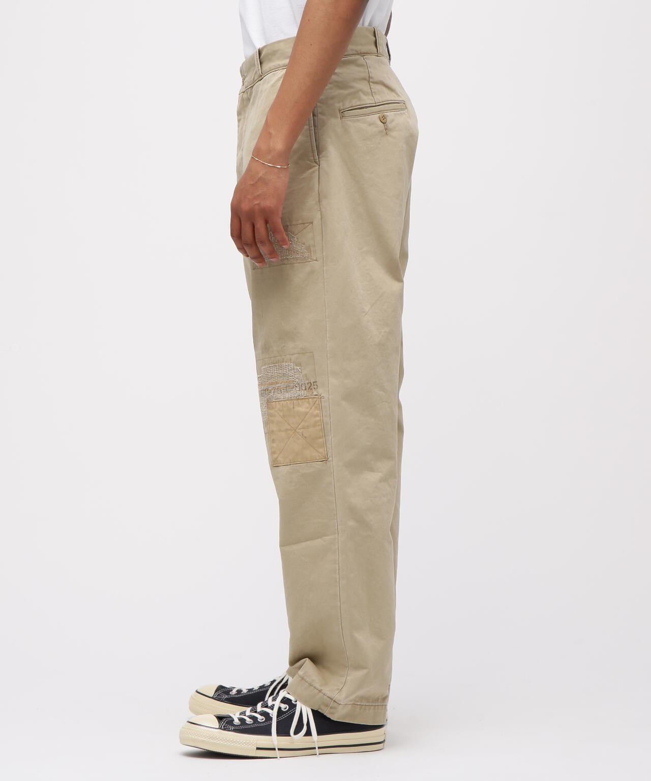 《RESTORE COLLECTION》ARMY CHINO PANTS ”REPAIR CUSTOM”
