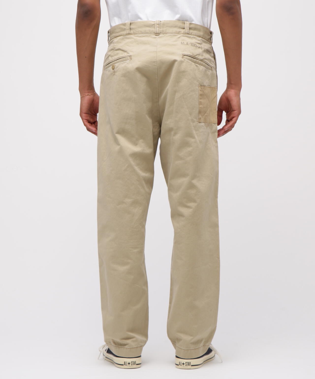 《RESTORE COLLECTION》ARMY CHINO PANTS ”REPAIR CUSTOM”
