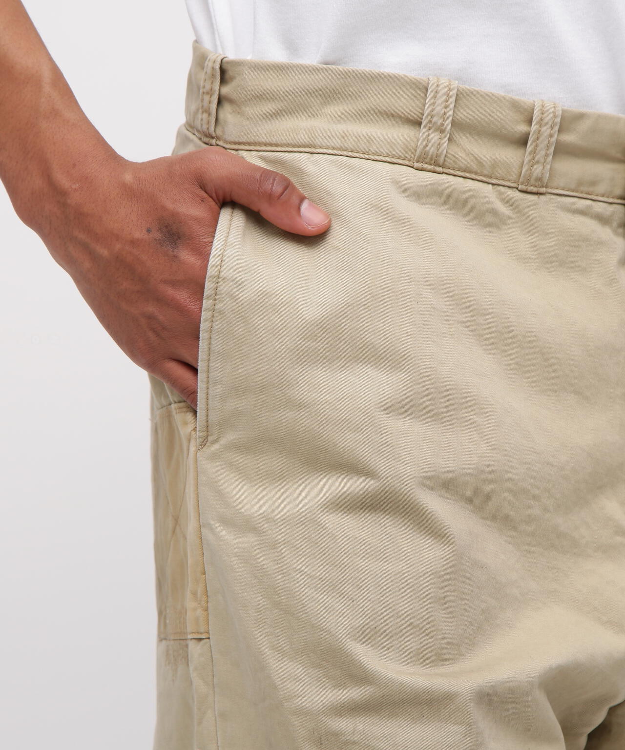 《RESTORE COLLECTION》ARMY CHINO PANTS ”REPAIR CUSTOM”
