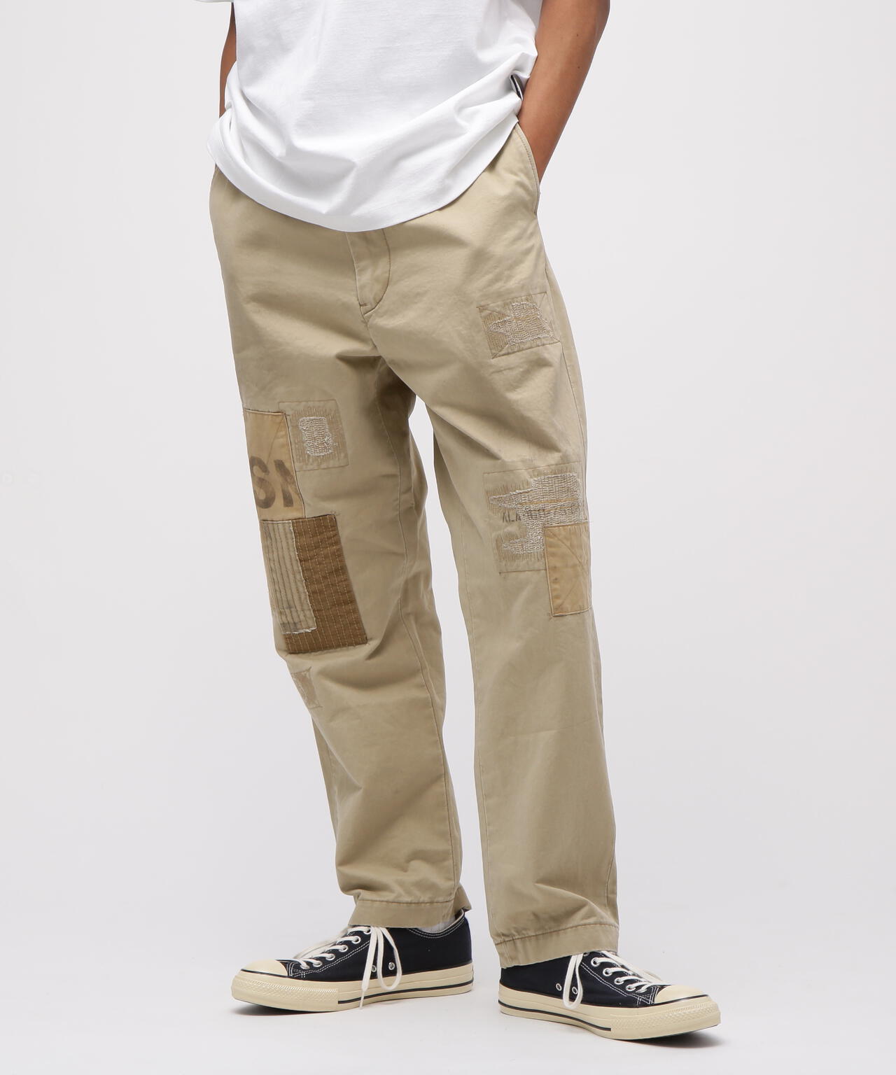 《RESTORE COLLECTION》ARMY CHINO PANTS ”REPAIR CUSTOM”