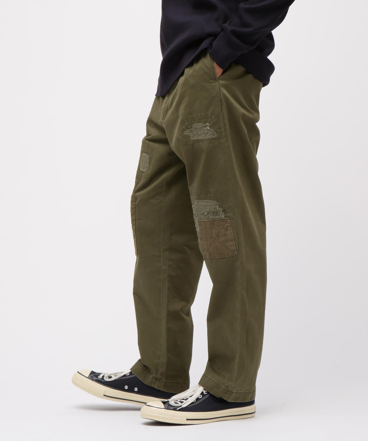 《RESTORE COLLECTION》ARMY CHINO PANTS ”REPAIR CUSTOM”