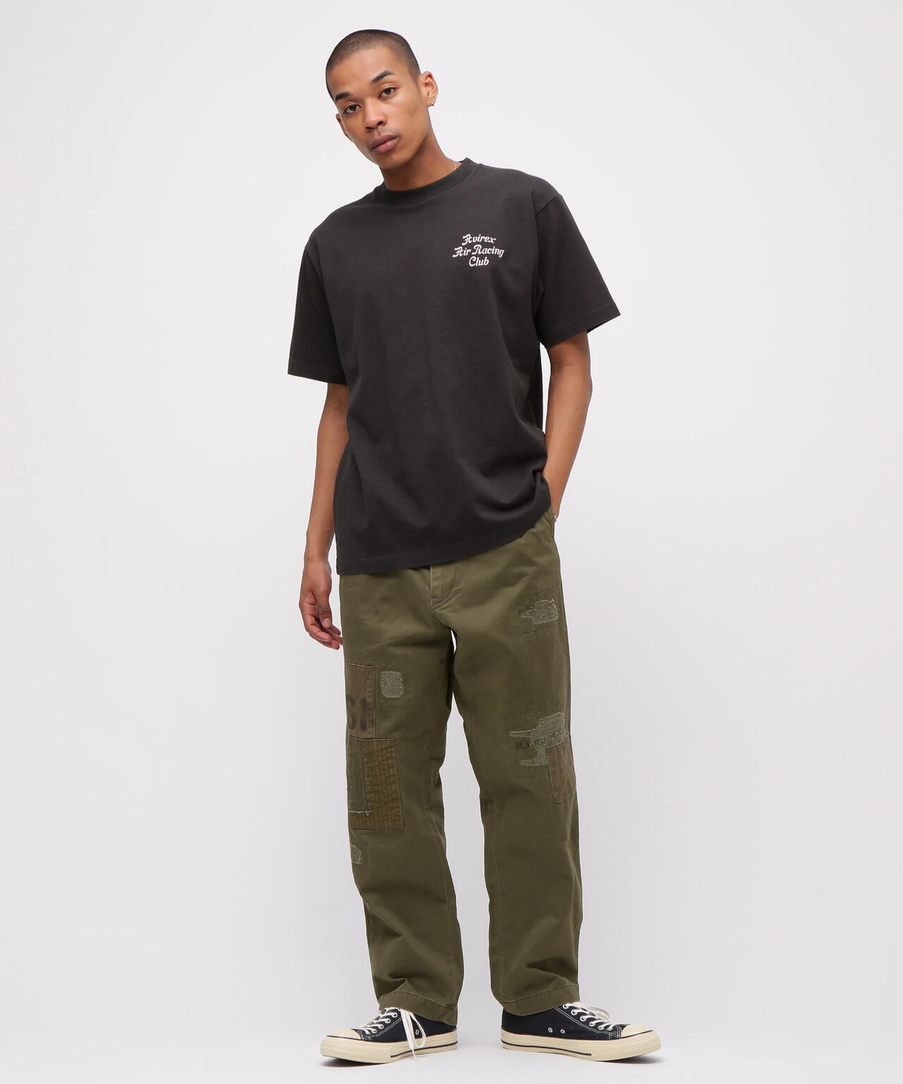 《RESTORE COLLECTION》ARMY CHINO PANTS ”REPAIR CUSTOM”