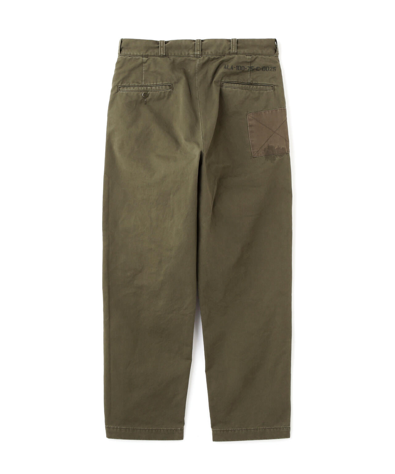 《RESTORE COLLECTION》ARMY CHINO PANTS ”REPAIR CUSTOM”