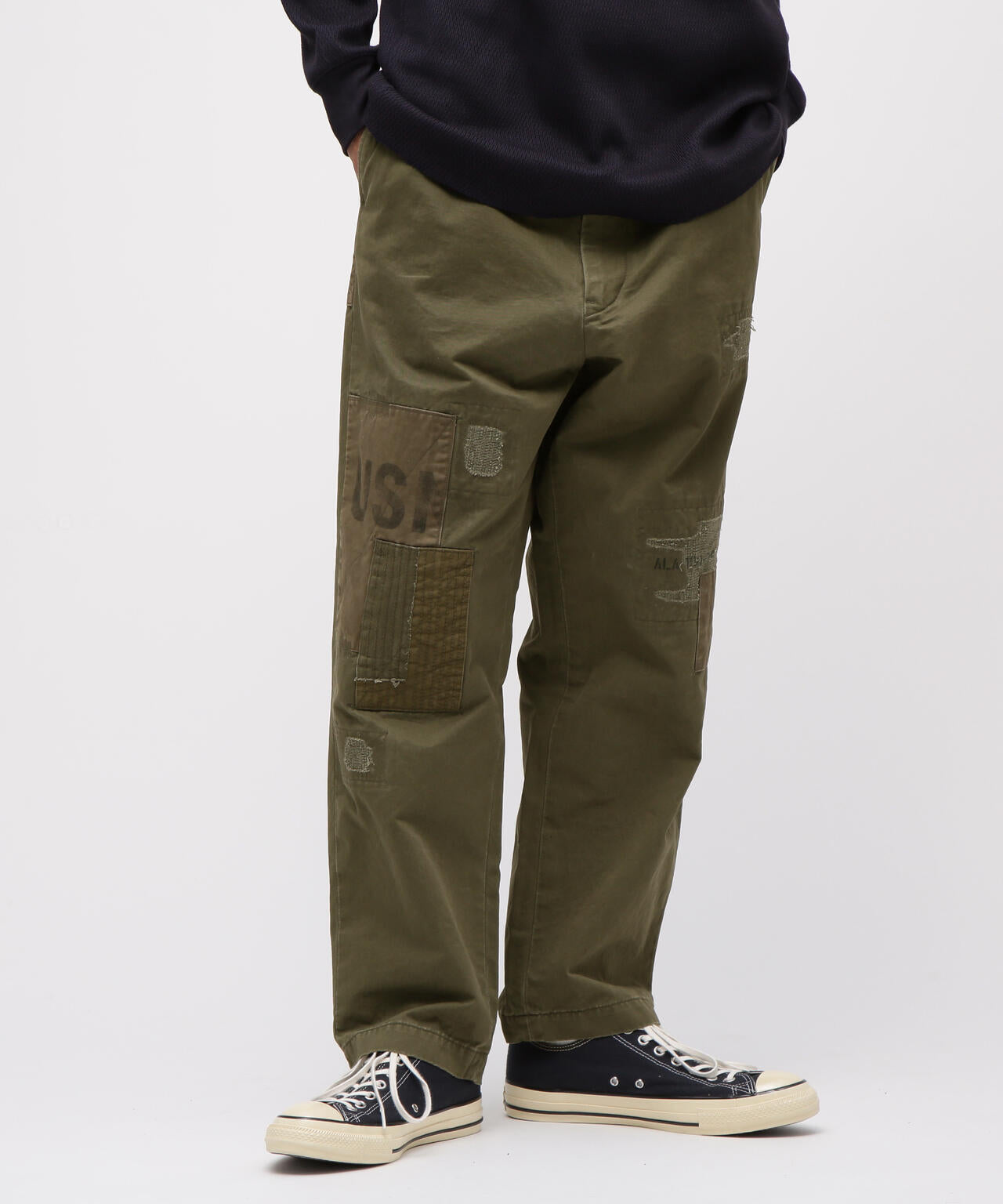 《RESTORE COLLECTION》ARMY CHINO PANTS ”REPAIR CUSTOM”