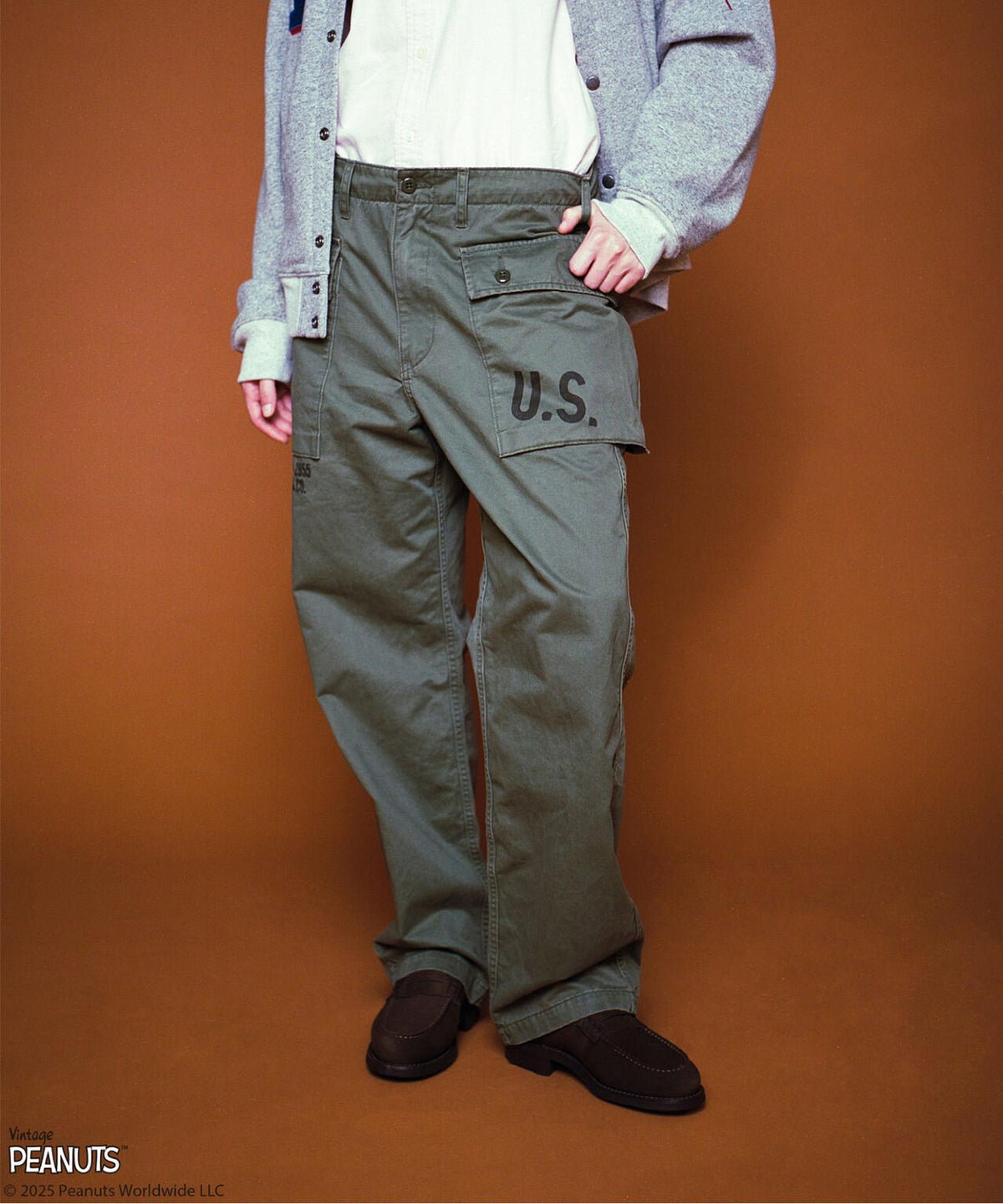 《AVIREX × PEANUTS》AERO PANTS ”FLYING ACE”