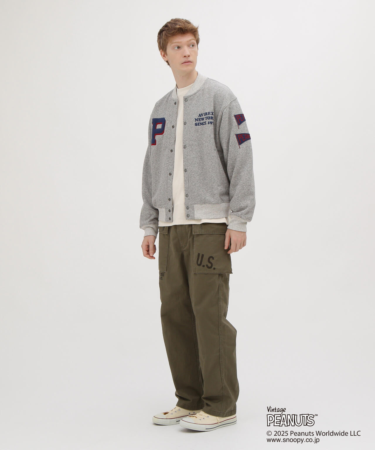 《AVIREX × PEANUTS》AERO PANTS ”FLYING ACE”