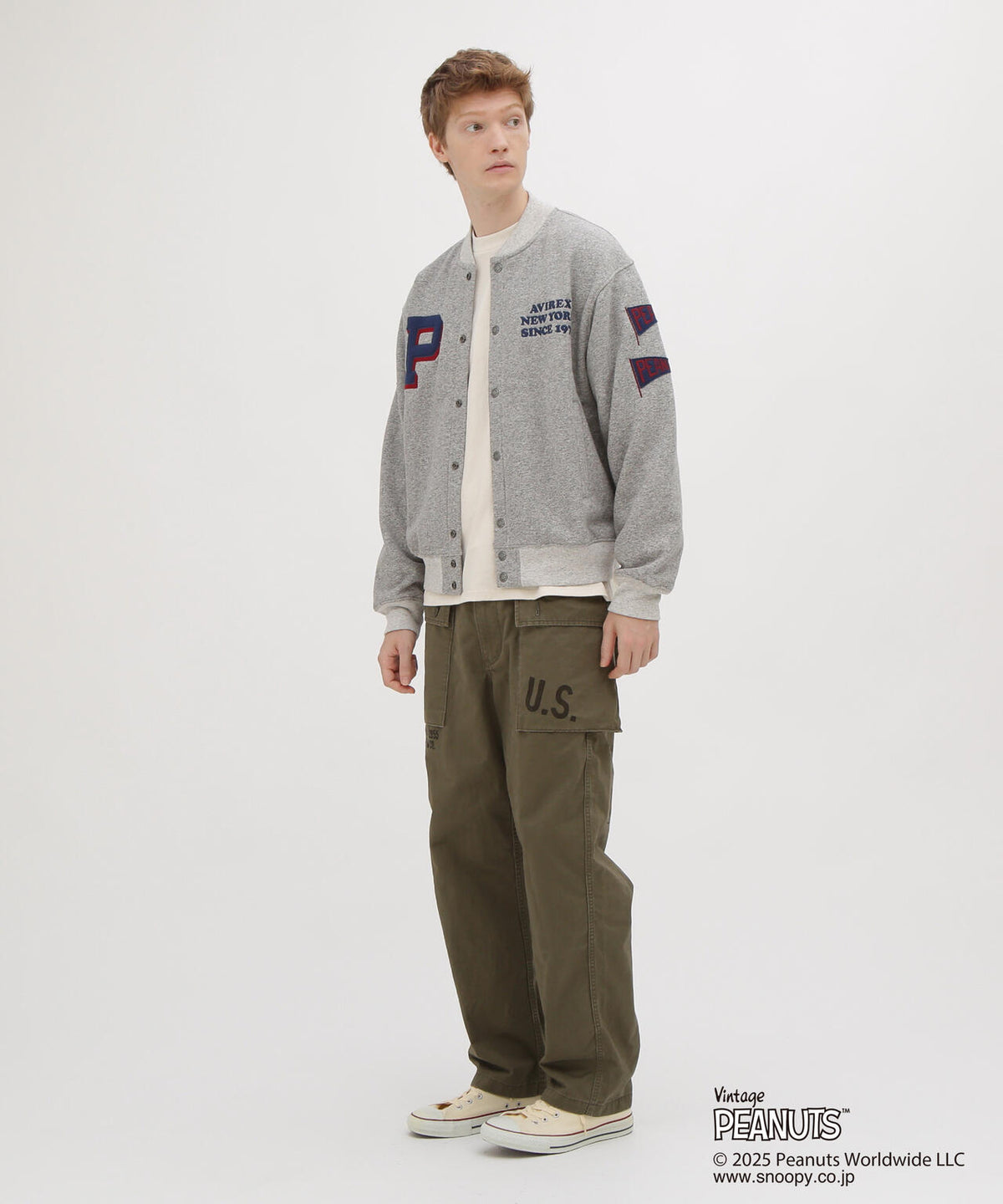 《AVIREX × PEANUTS》AERO PANTS ”FLYING ACE”