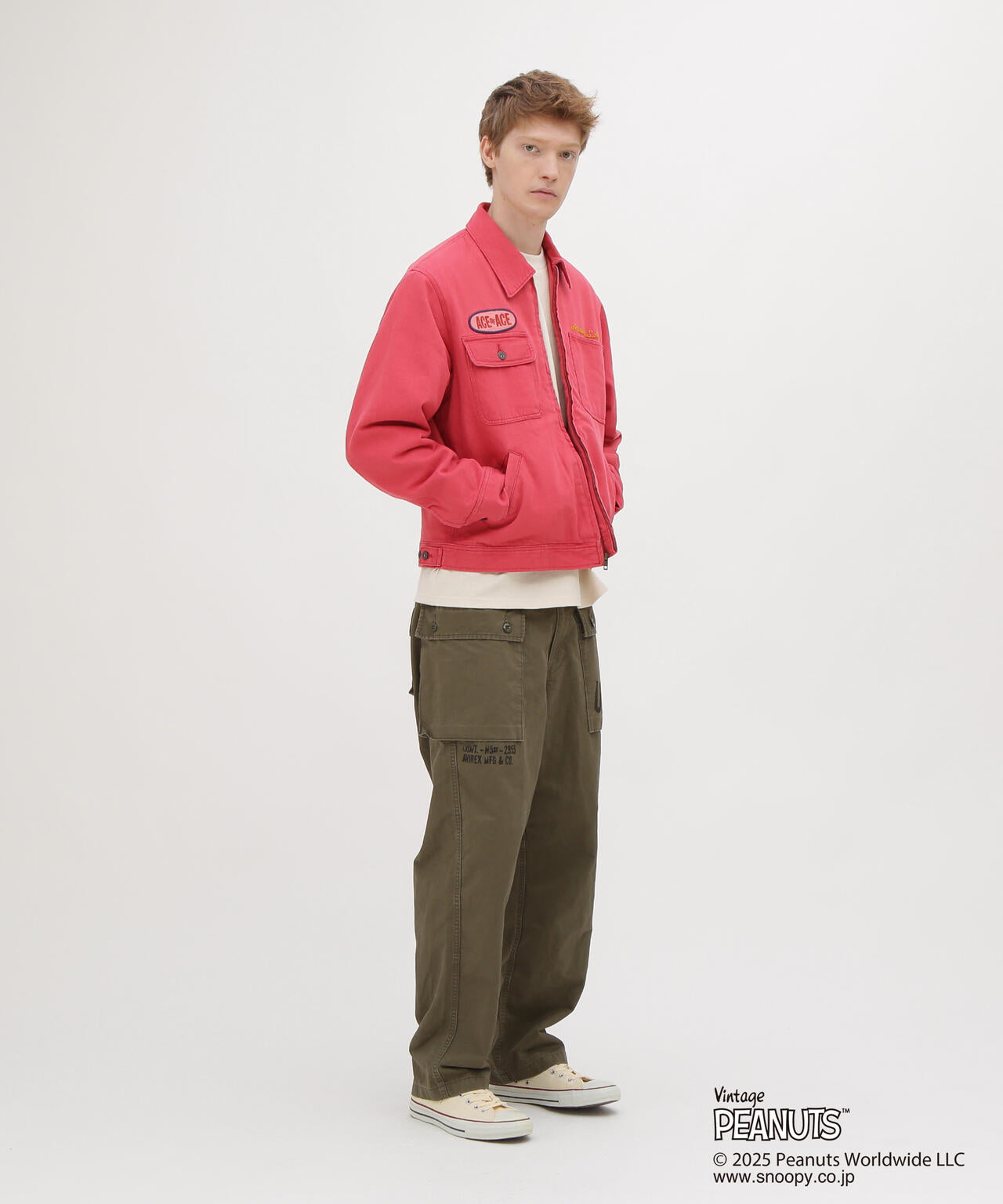 《AVIREX × PEANUTS》AERO PANTS ”FLYING ACE”