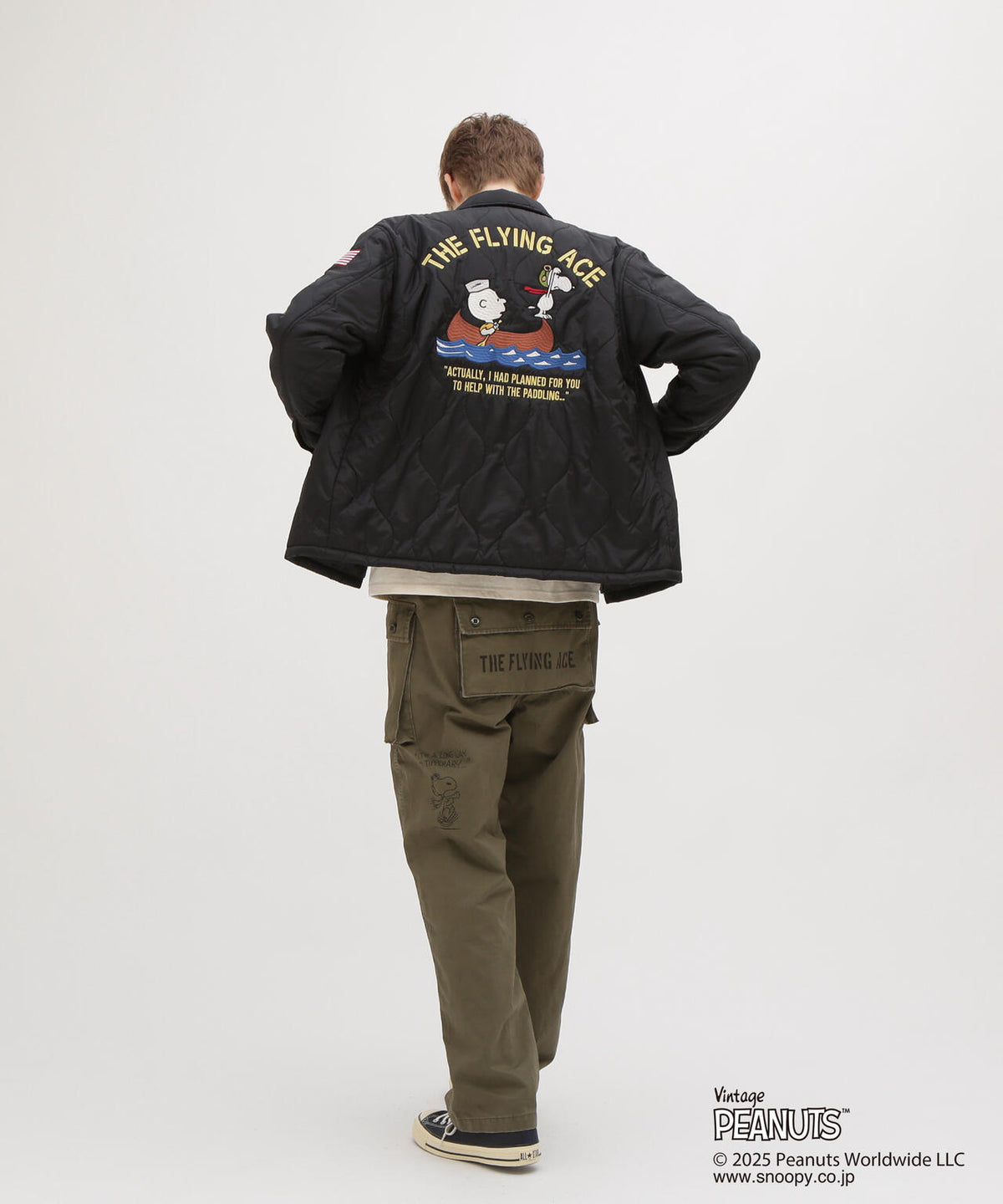 《AVIREX × PEANUTS》AERO PANTS ”FLYING ACE”