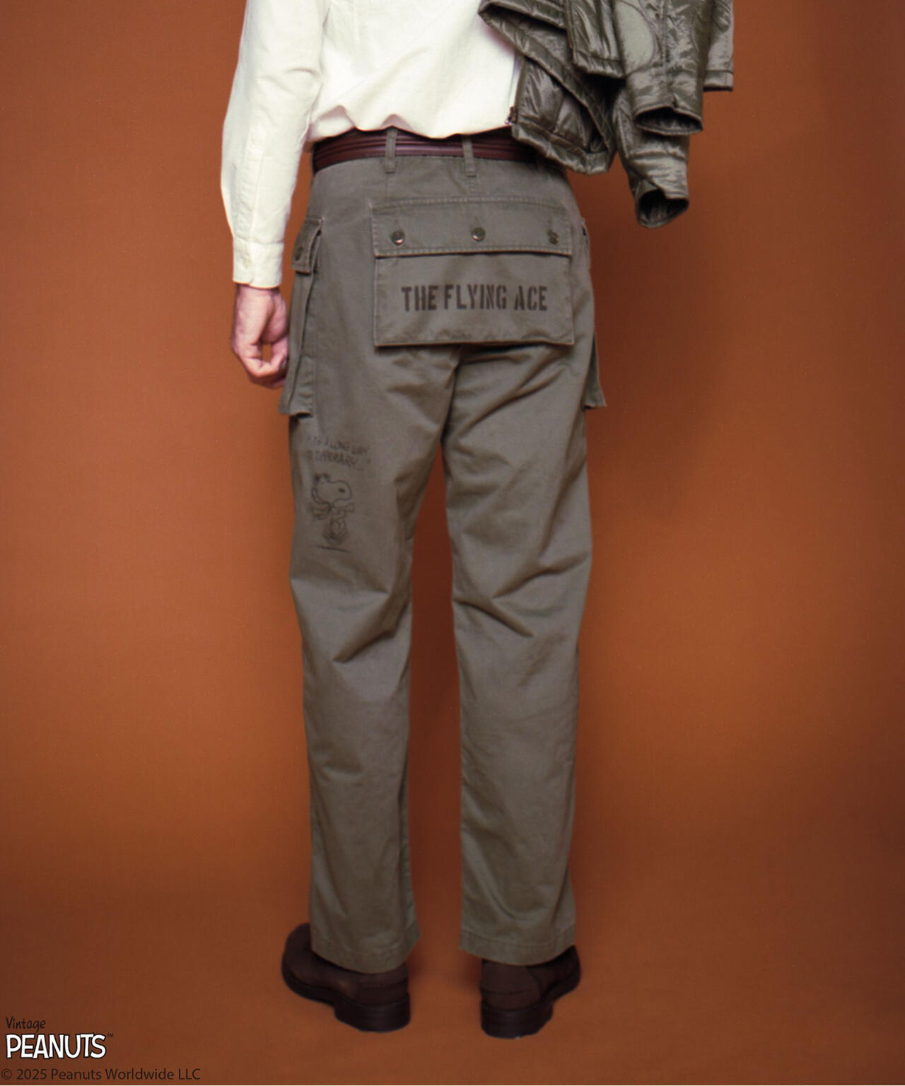 《AVIREX × PEANUTS》AERO PANTS ”FLYING ACE”