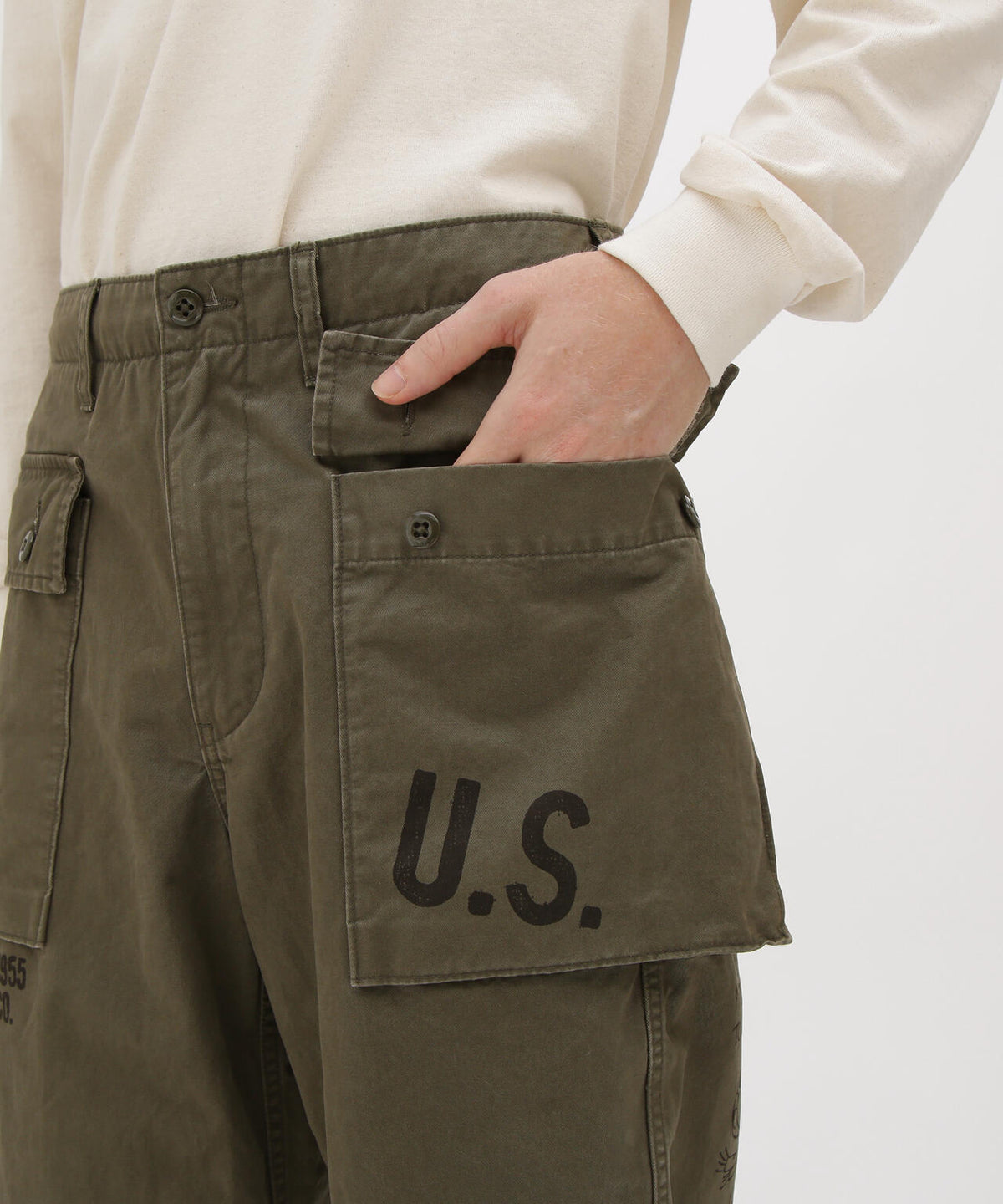 《AVIREX × PEANUTS》AERO PANTS ”FLYING ACE”