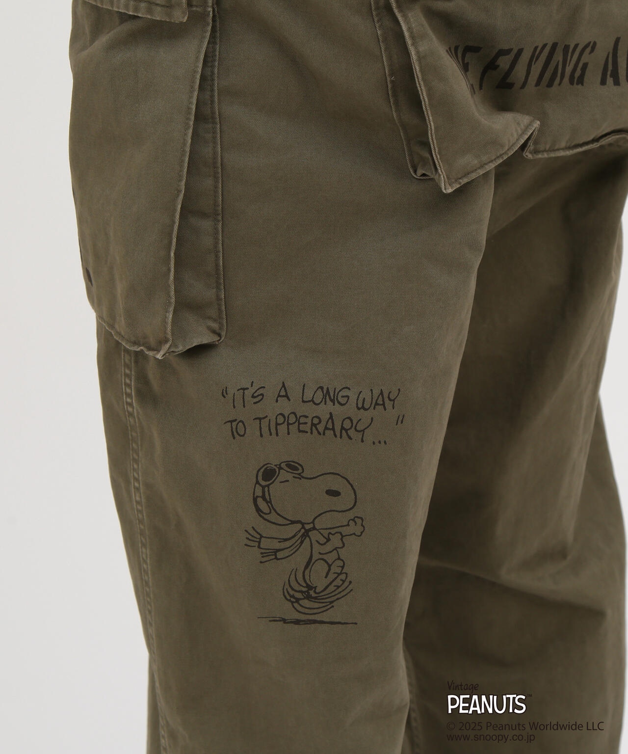 《AVIREX × PEANUTS》AERO PANTS ”FLYING ACE”