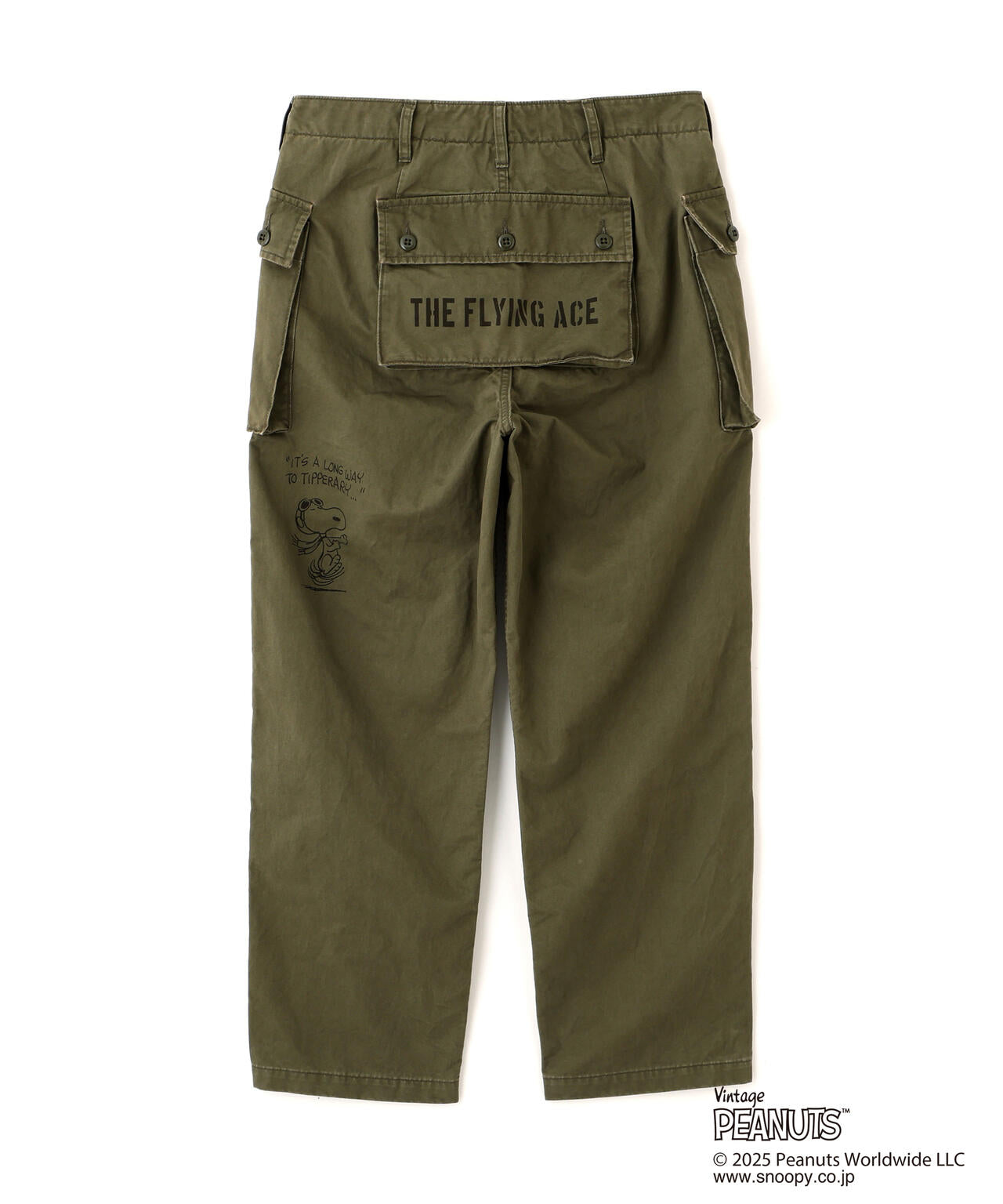 《AVIREX × PEANUTS》AERO PANTS ”FLYING ACE”