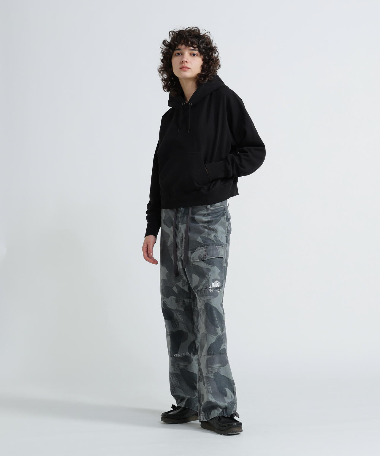 《WOMAN》CAMOUFLAGE CARGO LONG PANTS/カモフラージュカーゴロングパンツ