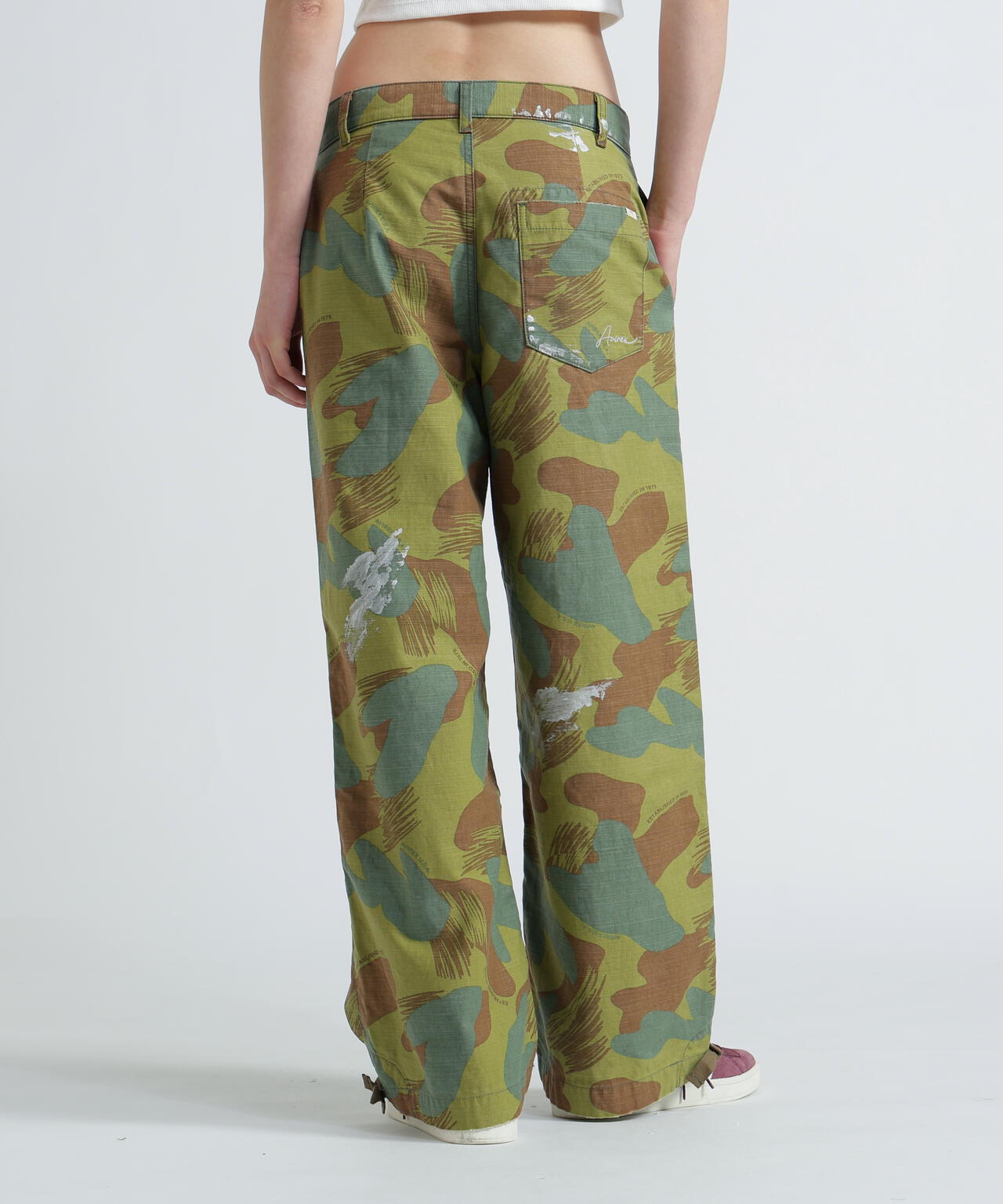 《WOMAN》CAMOUFLAGE CARGO LONG PANTS/カモフラージュカーゴロングパンツ
