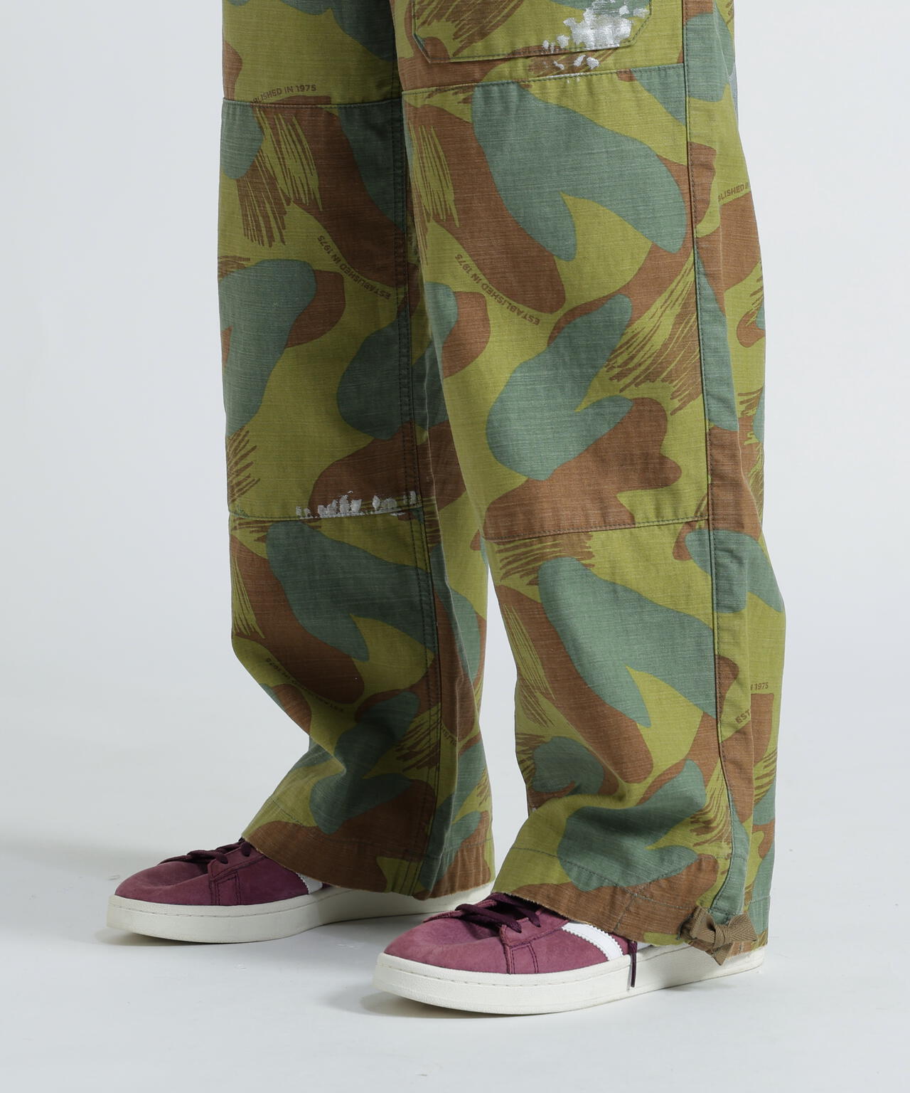 《WOMAN》CAMOUFLAGE CARGO LONG PANTS/カモフラージュカーゴロングパンツ