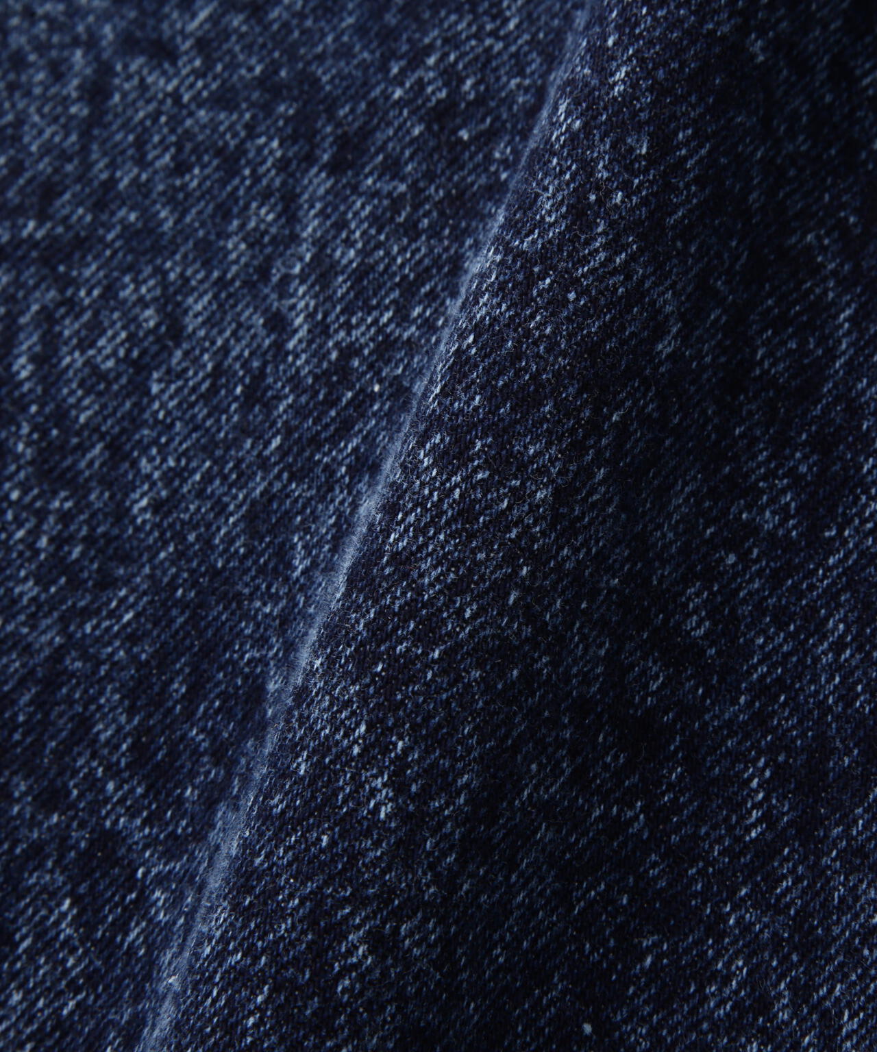 LEATHER PATCH DENIM PANTS