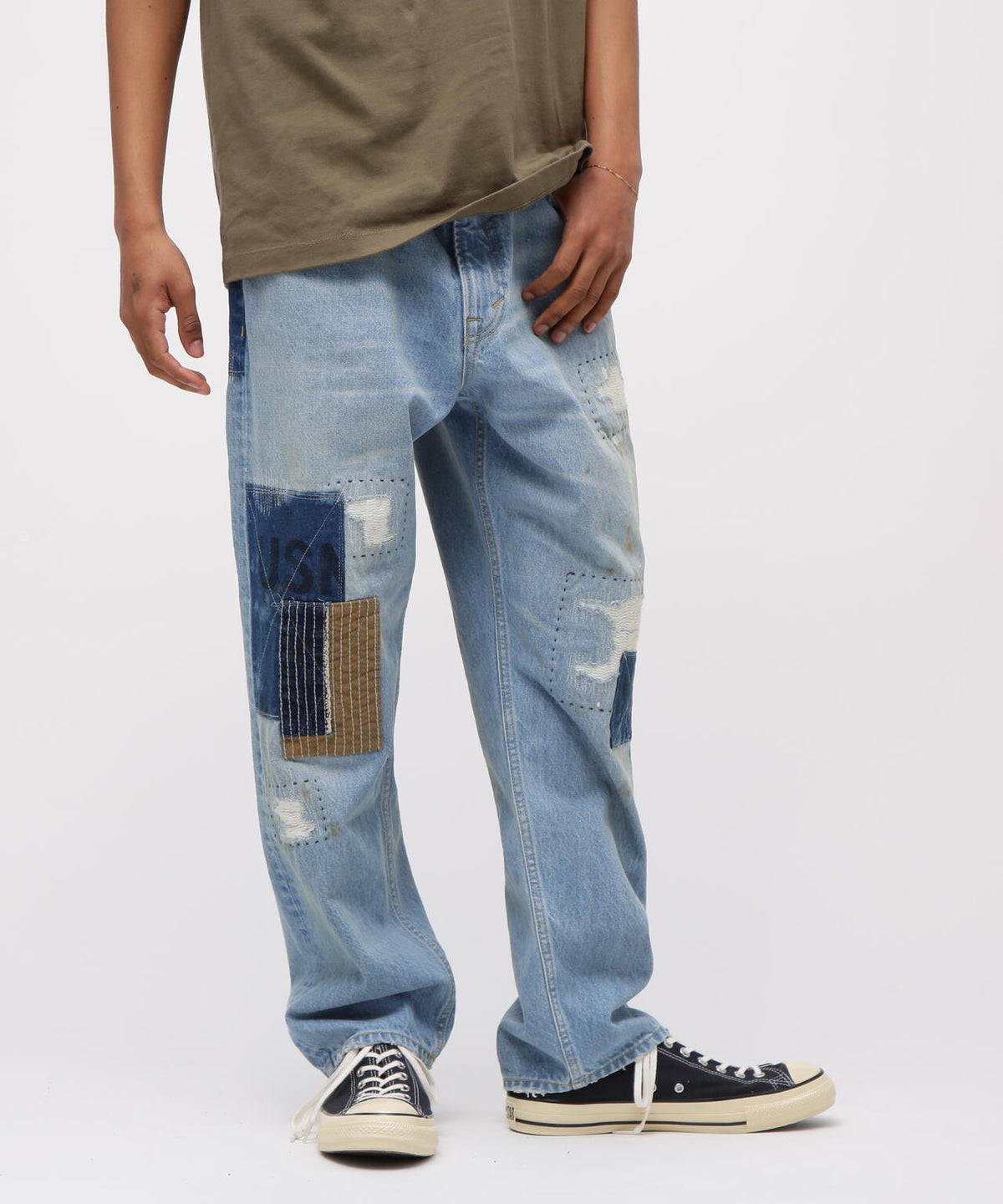 《RESTORE COLLECTION》DENIM PANTS ”REPAIR CUSTOM”