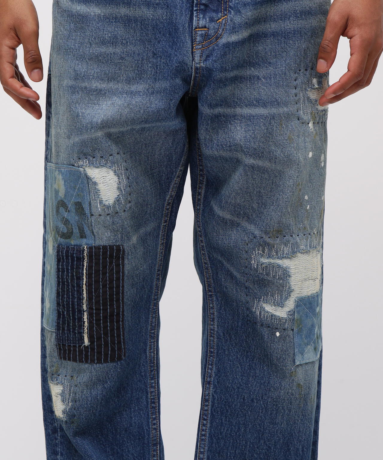 《RESTORE COLLECTION》DENIM PANTS ”REPAIR CUSTOM”