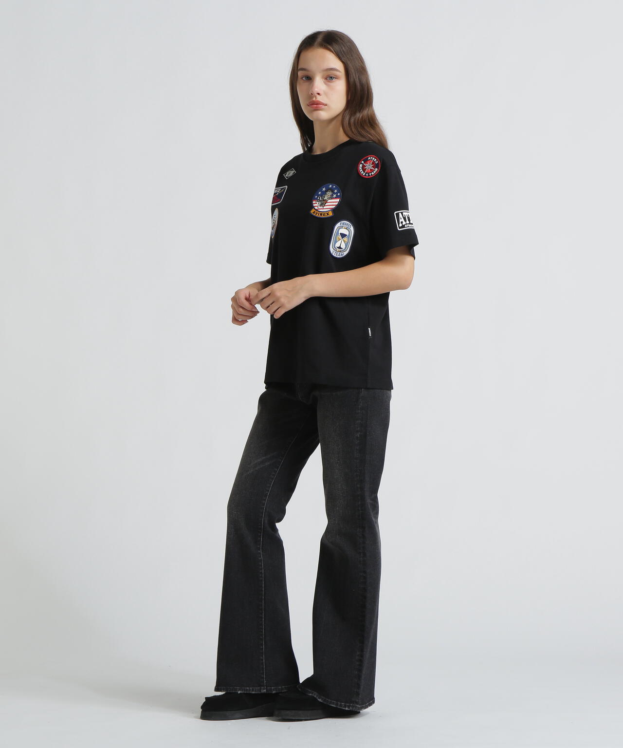 《直営店限定》DENIM FLARE PANTS/デニムフレアーパンツ