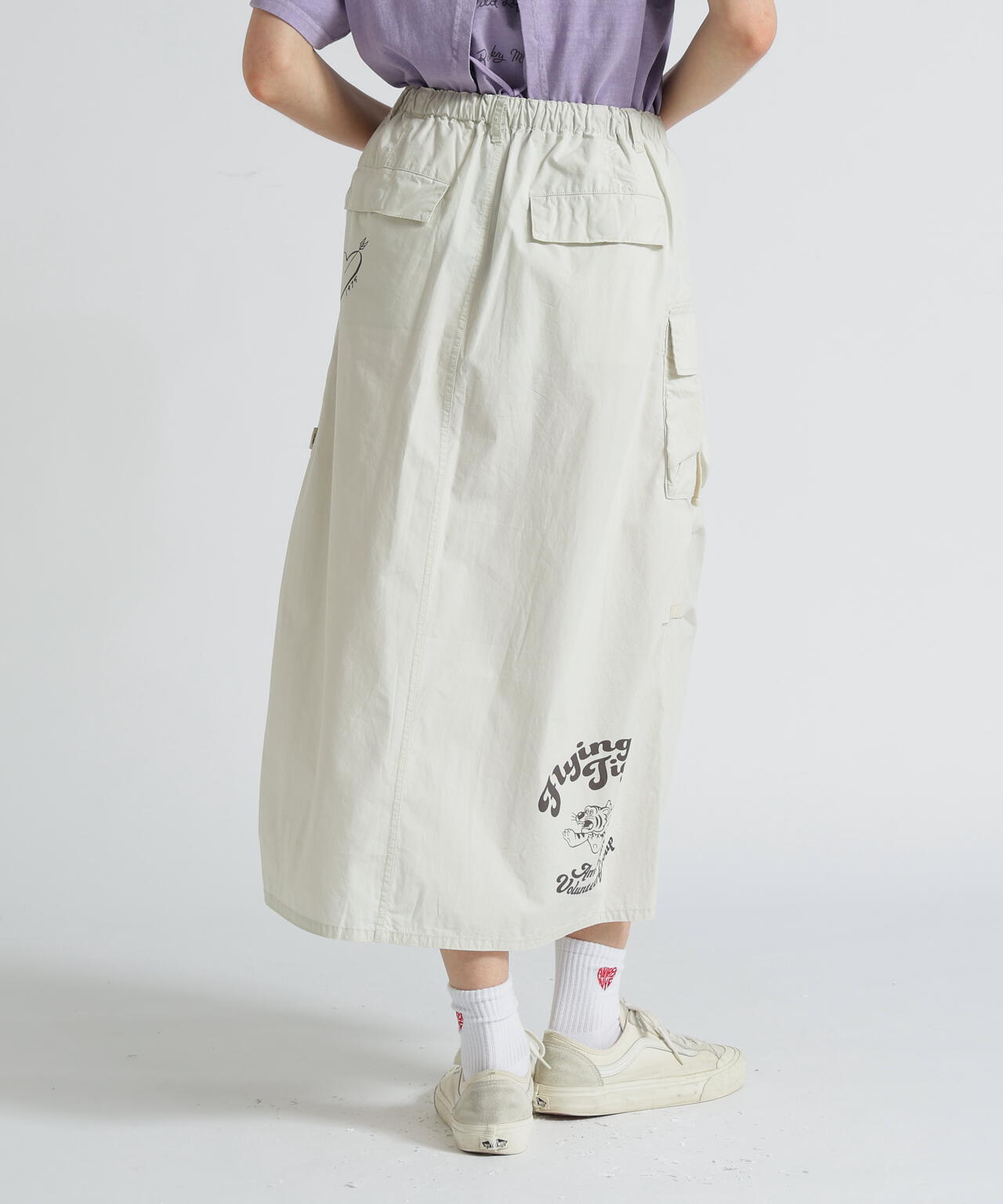 FLYING TIGERS PRINT SKIRT/フライングタイガープリントスカート