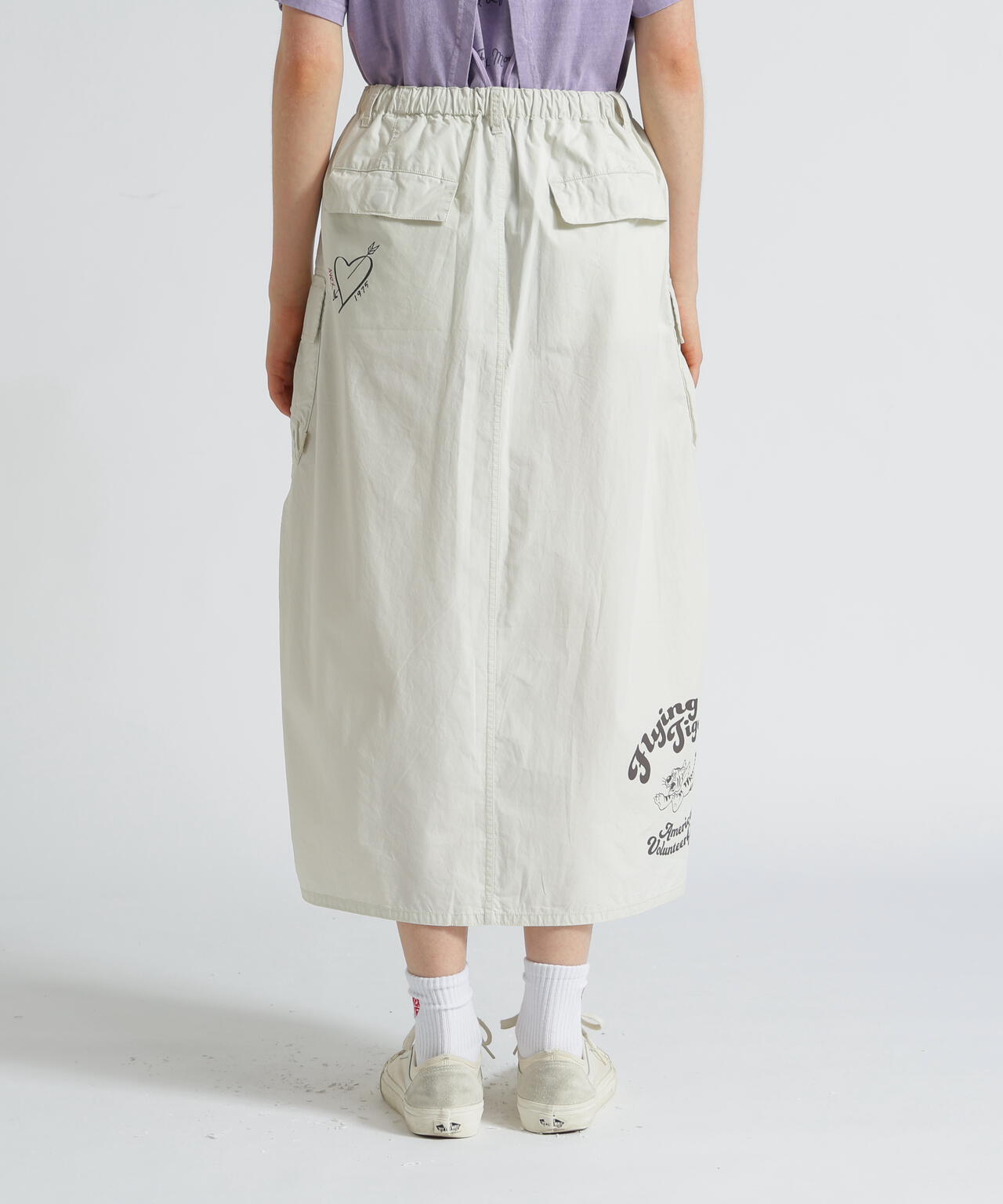 FLYING TIGERS PRINT SKIRT/フライングタイガープリントスカート