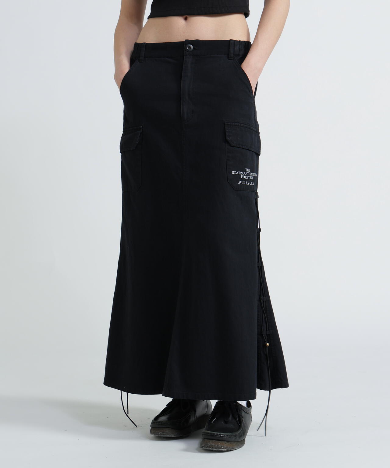MILITARY SIDE LACE UP SKIRT/ミリタリーサイドレースアップスカート