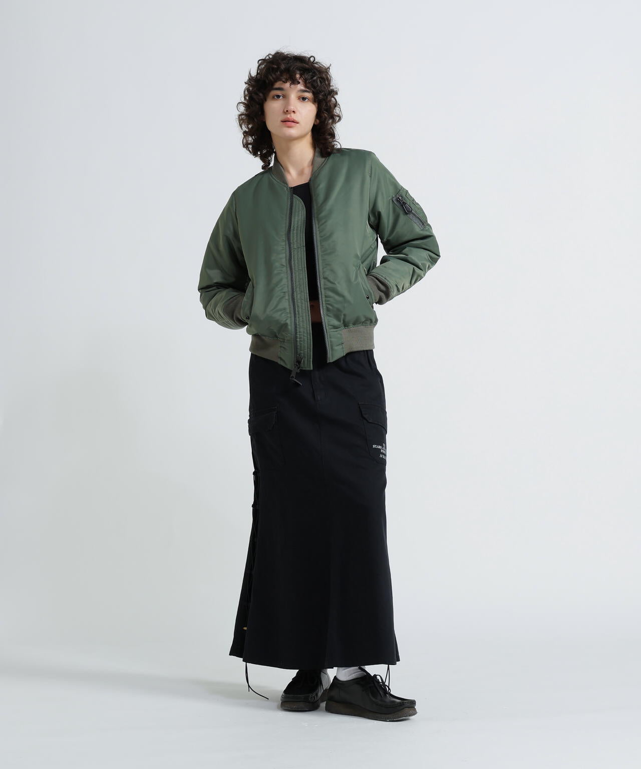 MILITARY SIDE LACE UP SKIRT/ミリタリーサイドレースアップスカート