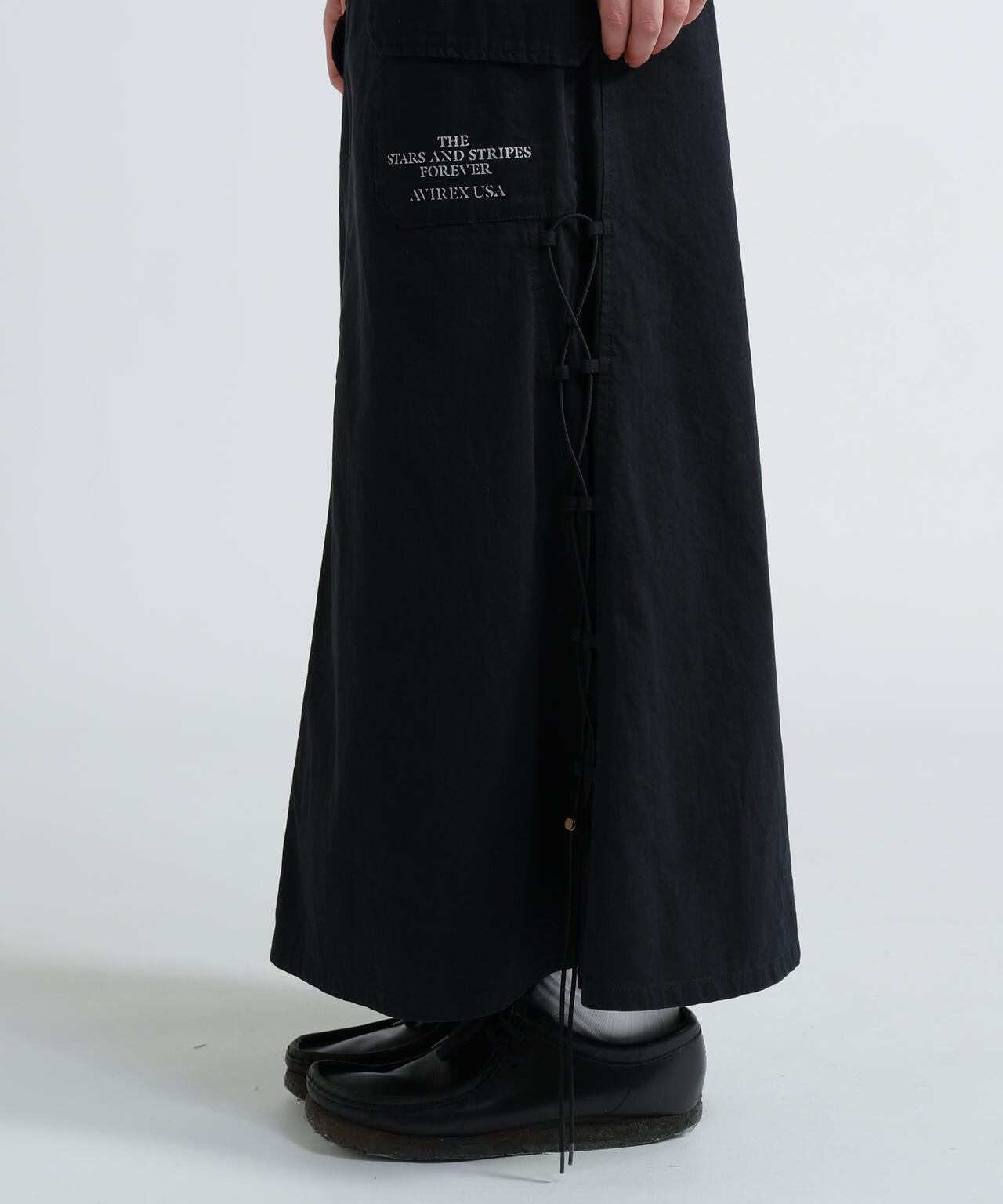 MILITARY SIDE LACE UP SKIRT/ミリタリーサイドレースアップスカート