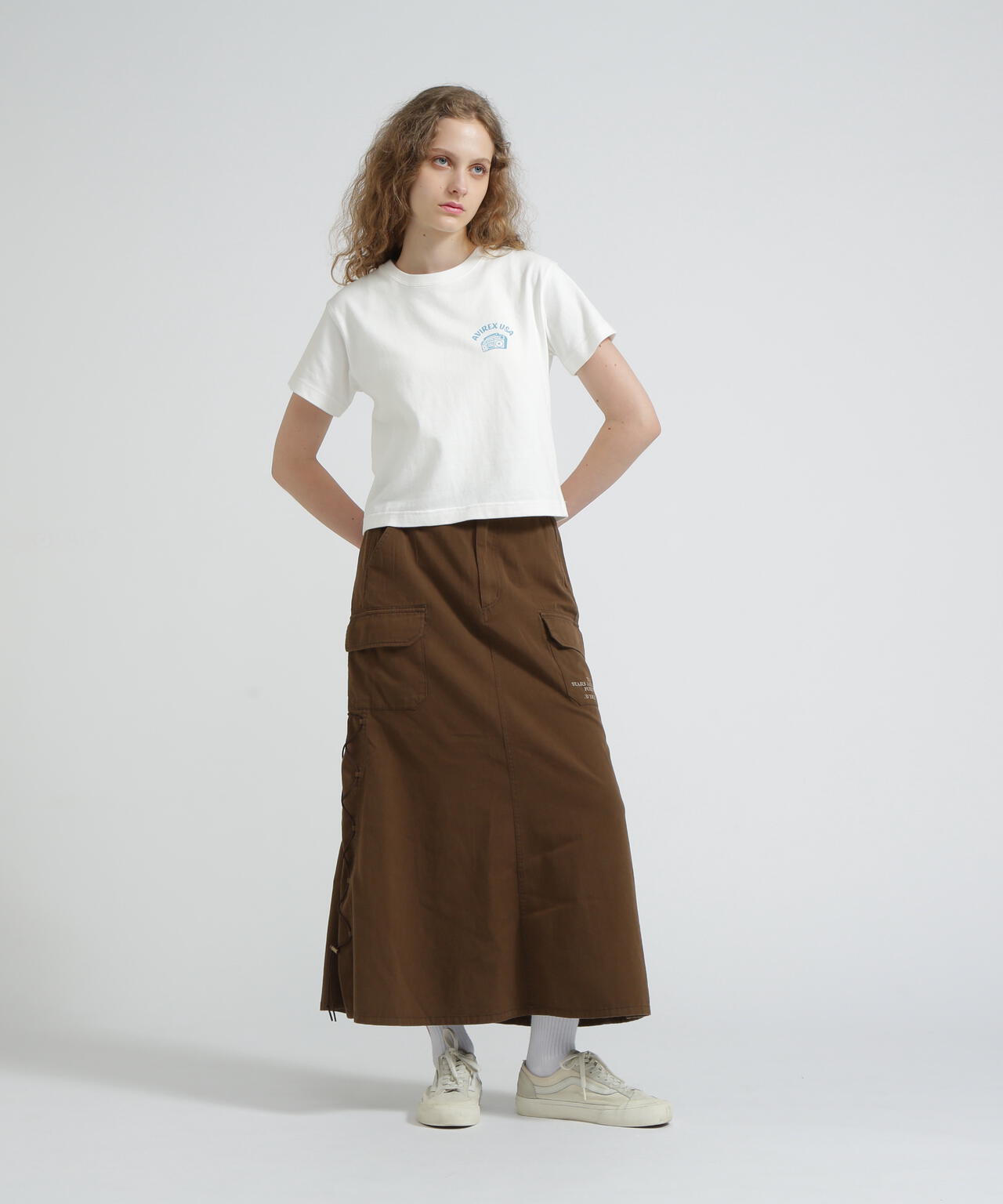 MILITARY SIDE LACE UP SKIRT/ミリタリーサイドレースアップスカート