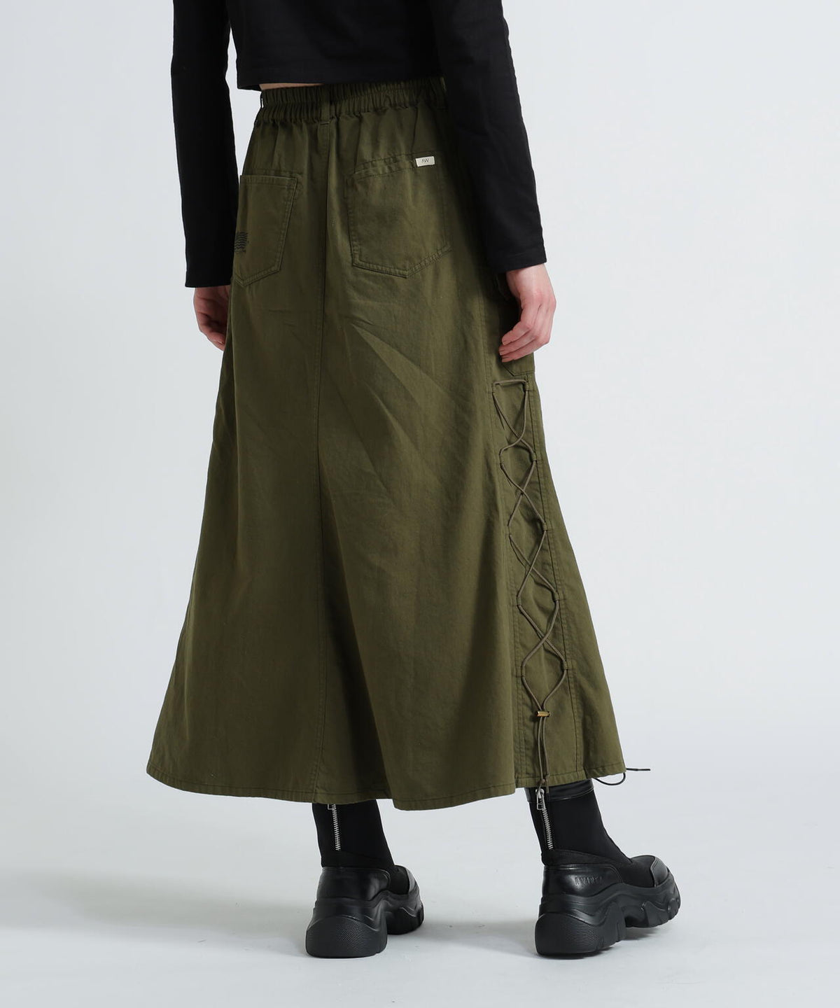 MILITARY SIDE LACE UP SKIRT/ミリタリーサイドレースアップスカート