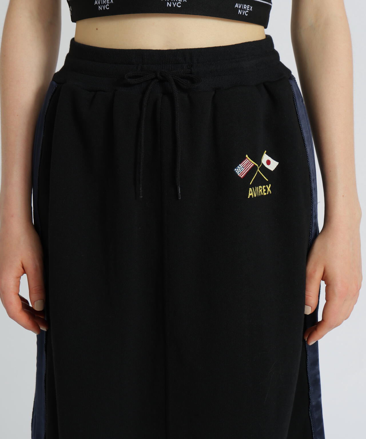 《SOUVENIR COLLECTION》WOMAN/SATIN SKA COMBI SKIRT
