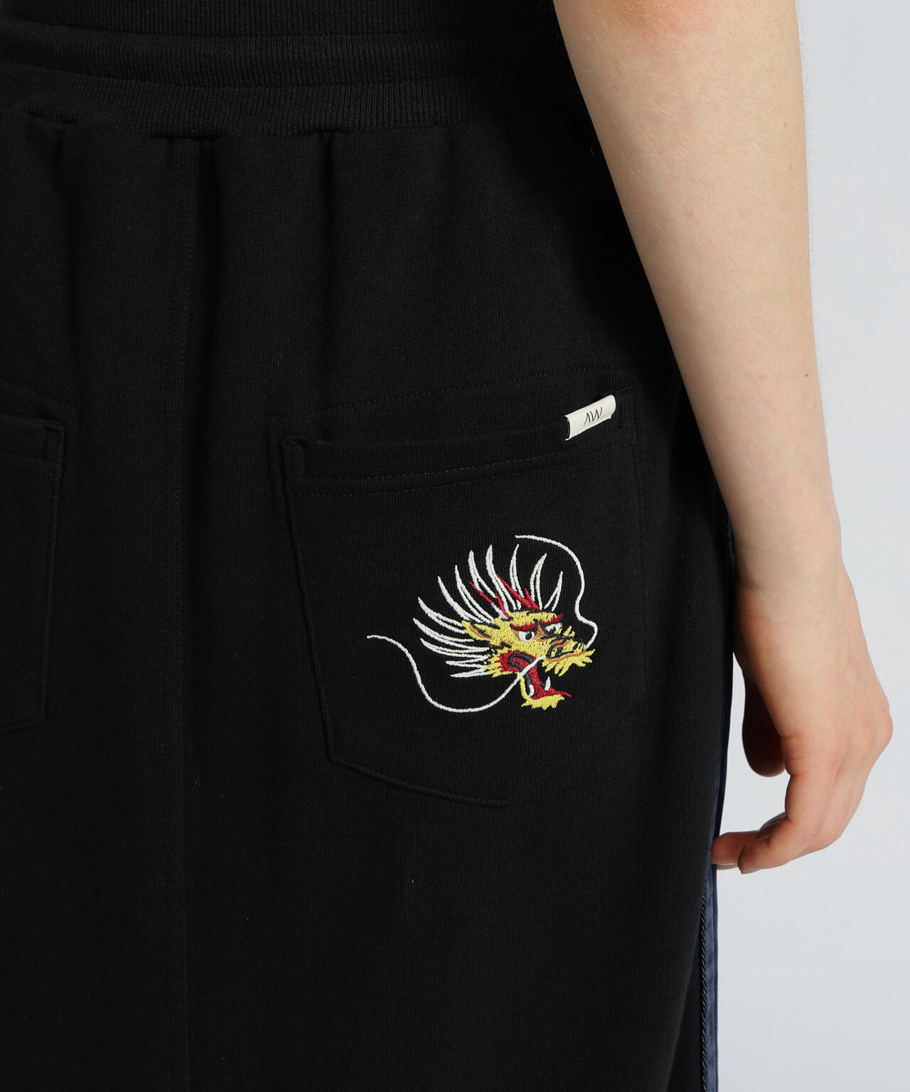 《SOUVENIR COLLECTION》WOMAN/SATIN SKA COMBI SKIRT
