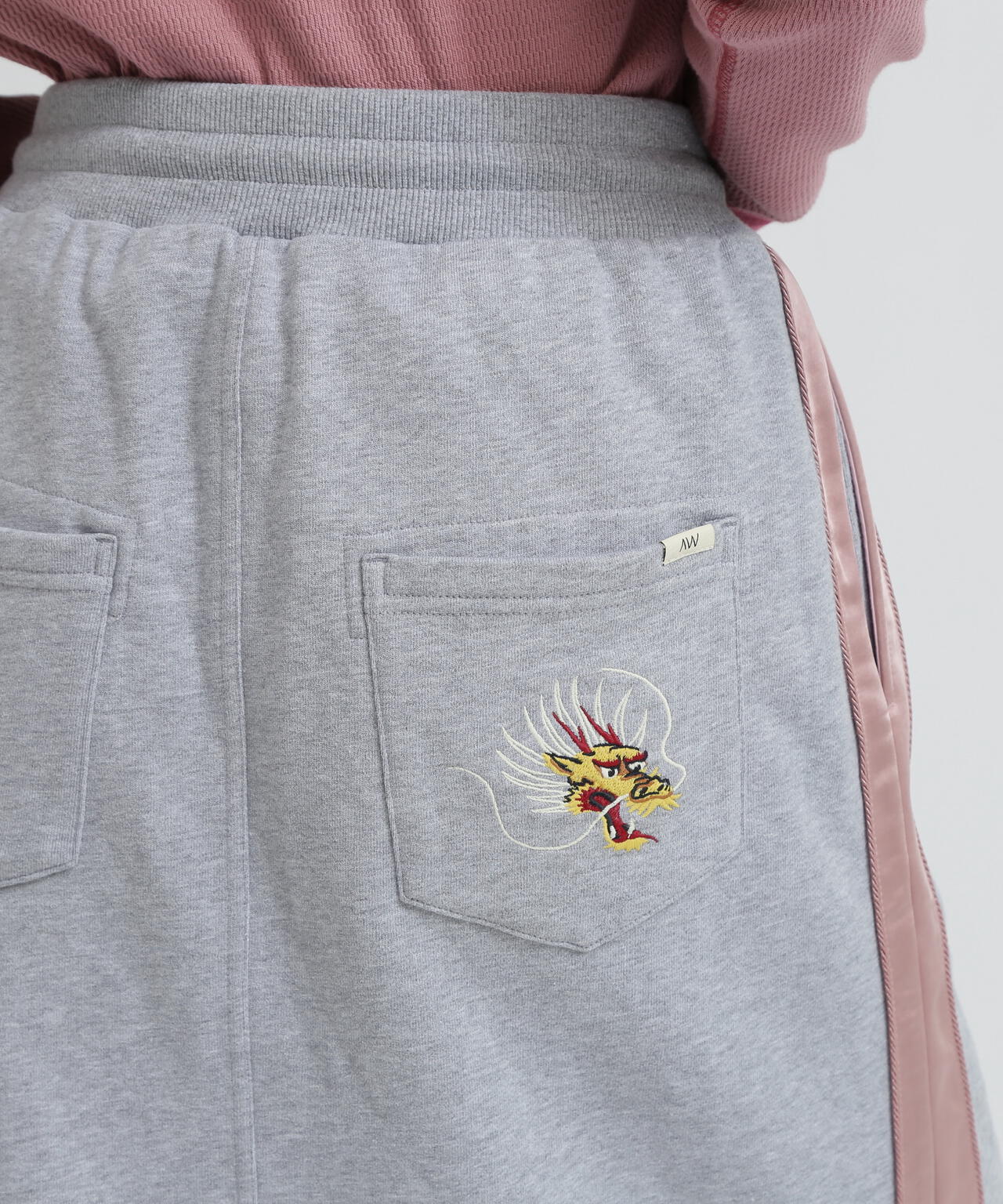 《SOUVENIR COLLECTION》WOMAN/SATIN SKA COMBI SKIRT