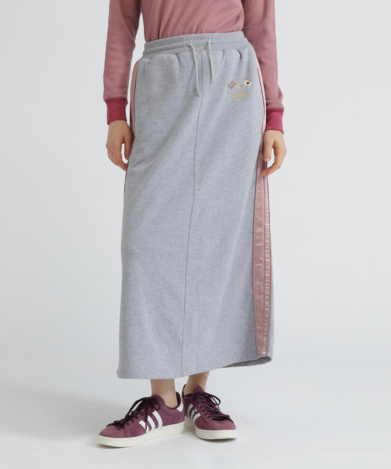 《SOUVENIR COLLECTION》WOMAN/SATIN SKA COMBI SKIRT