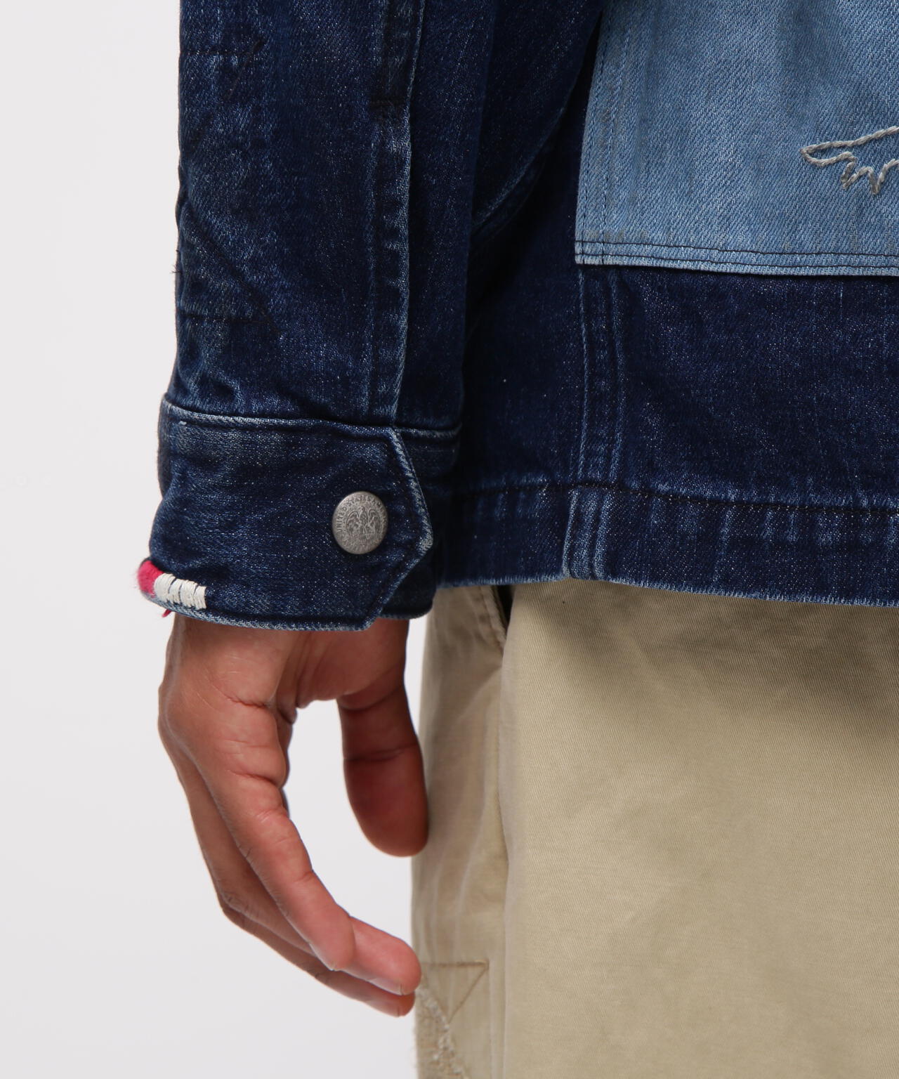 《RESTORE COLLECTION》REPAIR CUSTOM & EMB UTILITY SHIRT JACKET